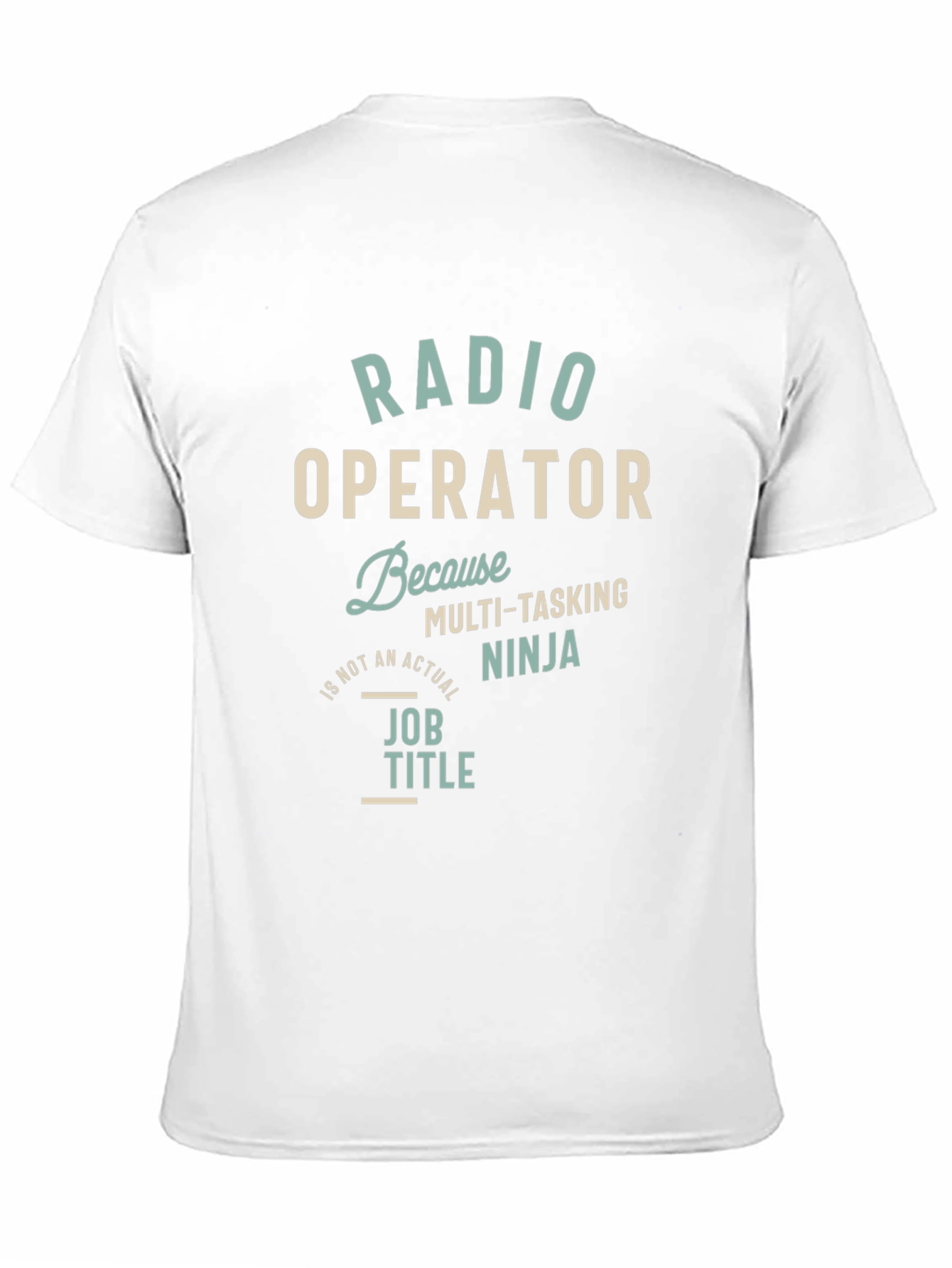 Radio Operator Multi-Tasking Ninja T-Shirt