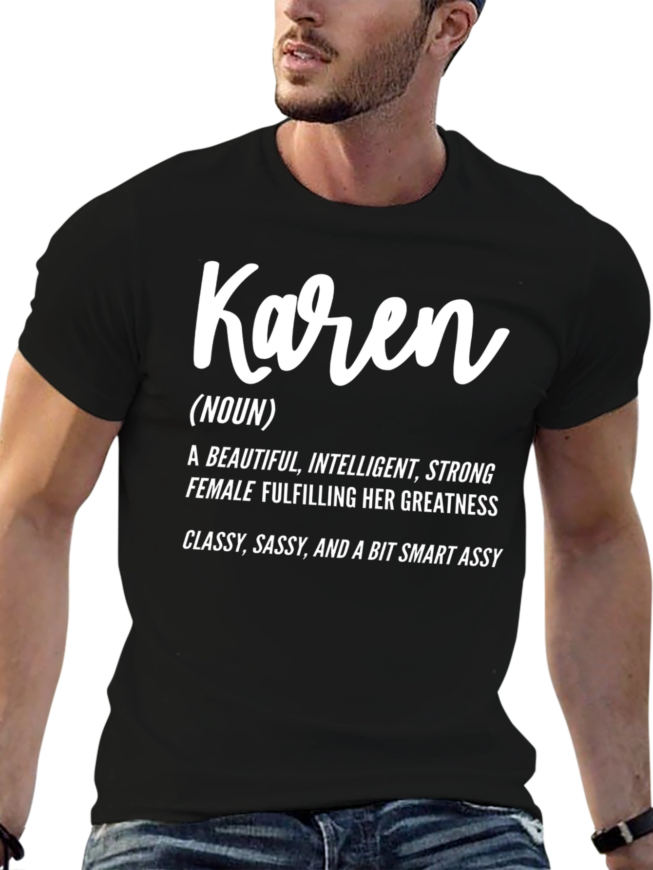 Karen Definition T-Shirt - Funny Sarcastic Tee
