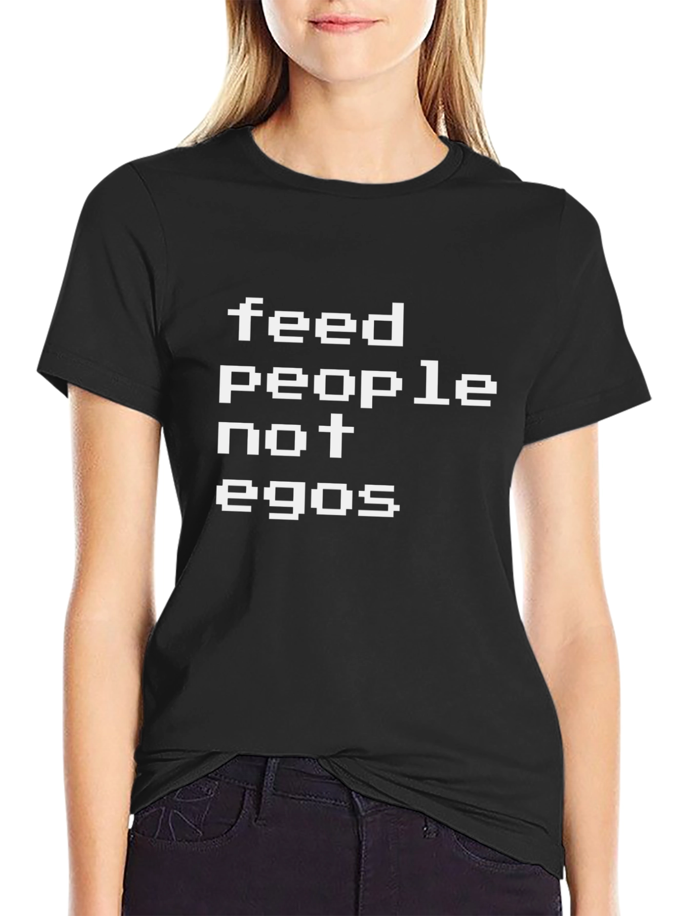 Feed People Not Egos Graphic Tee