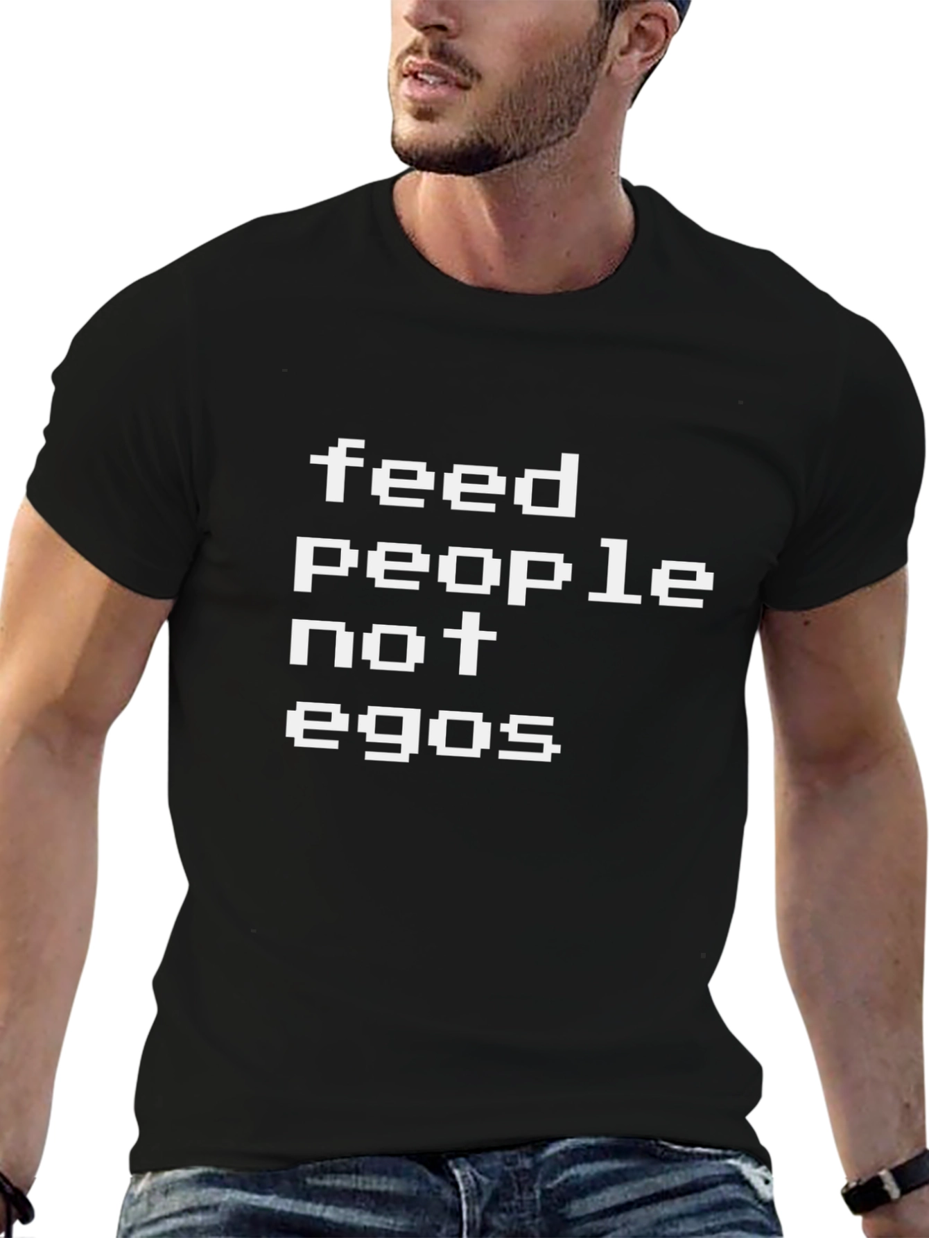 Feed People Not Egos Graphic Tee