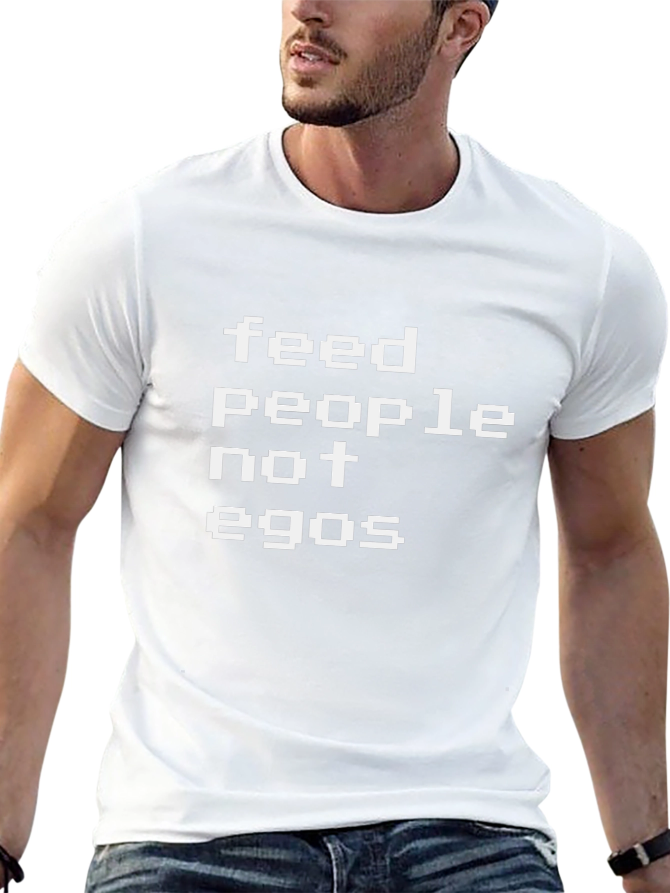 Feed People Not Egos Graphic Tee