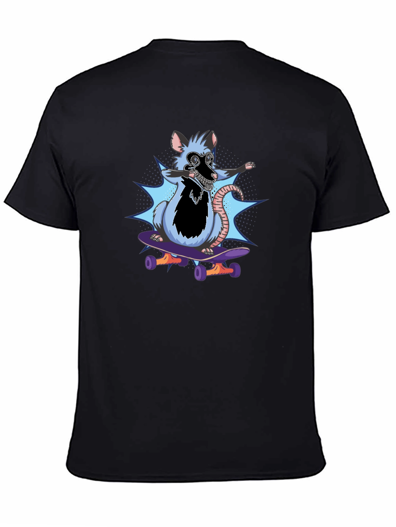 Skateboarding Rat T-Shirt - Cool Graphic Tee