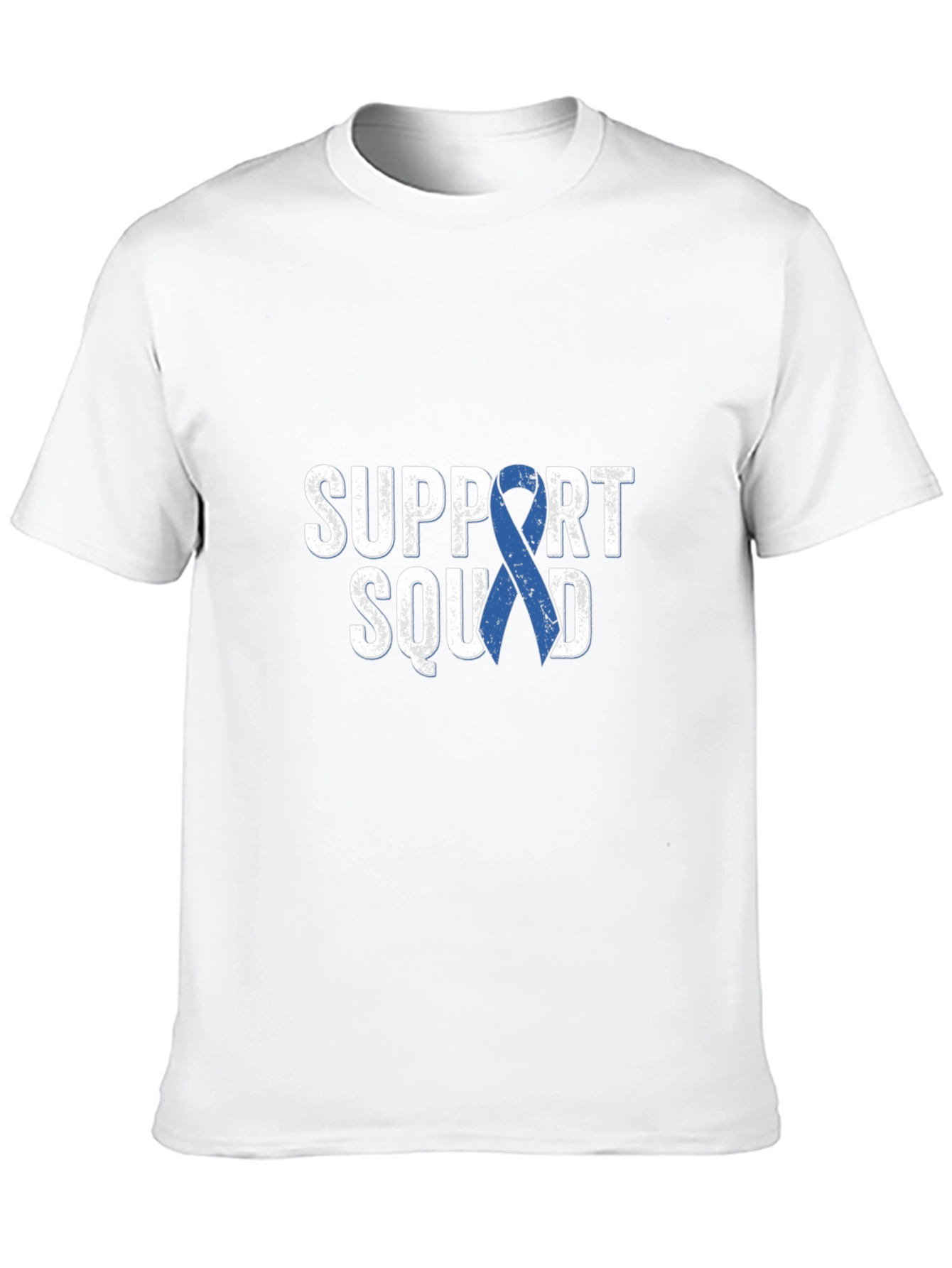 Support Squad T-Shirt - Blue Ribbon Graphic Tee