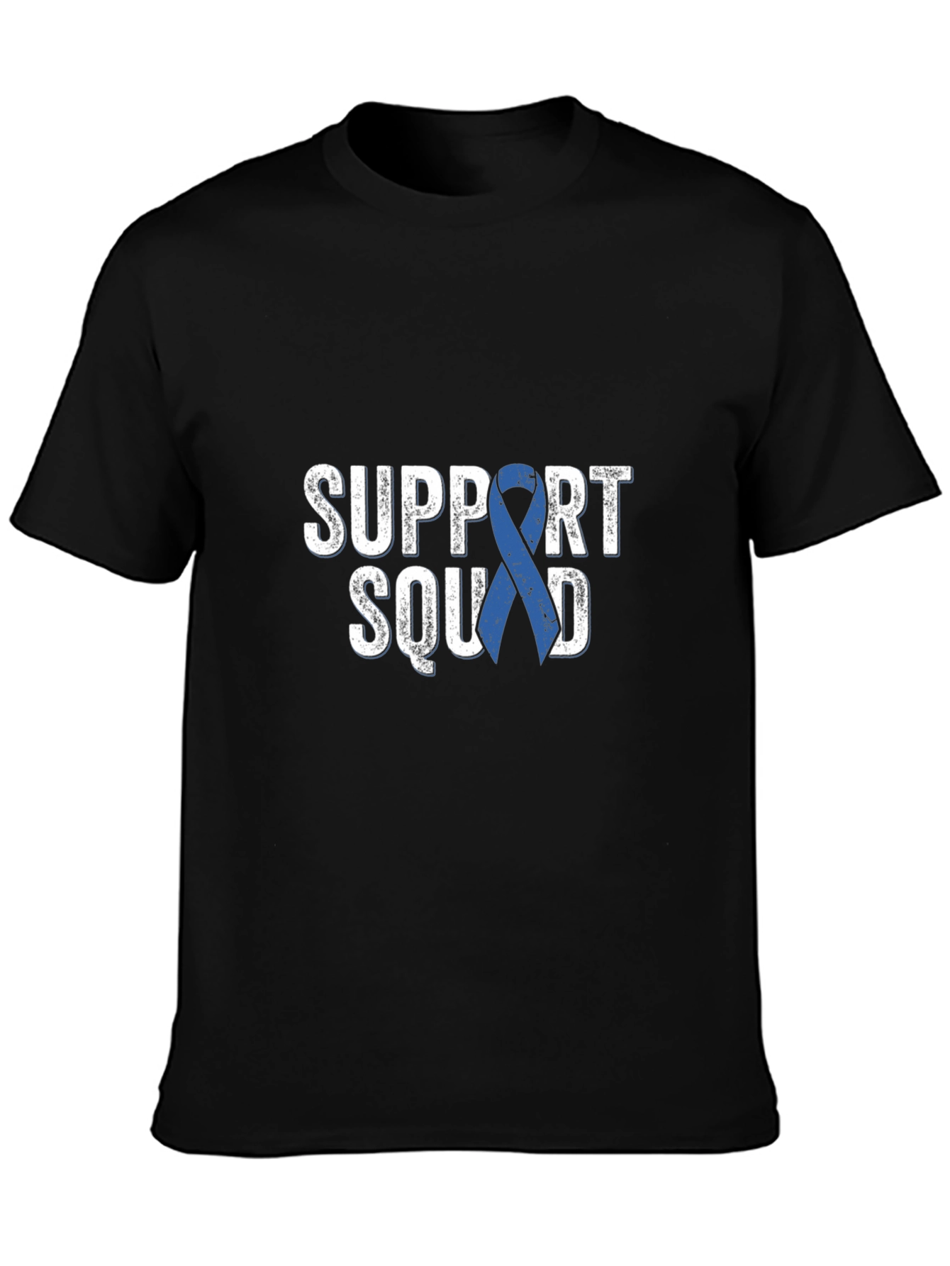 Support Squad T-Shirt - Blue Ribbon Graphic Tee