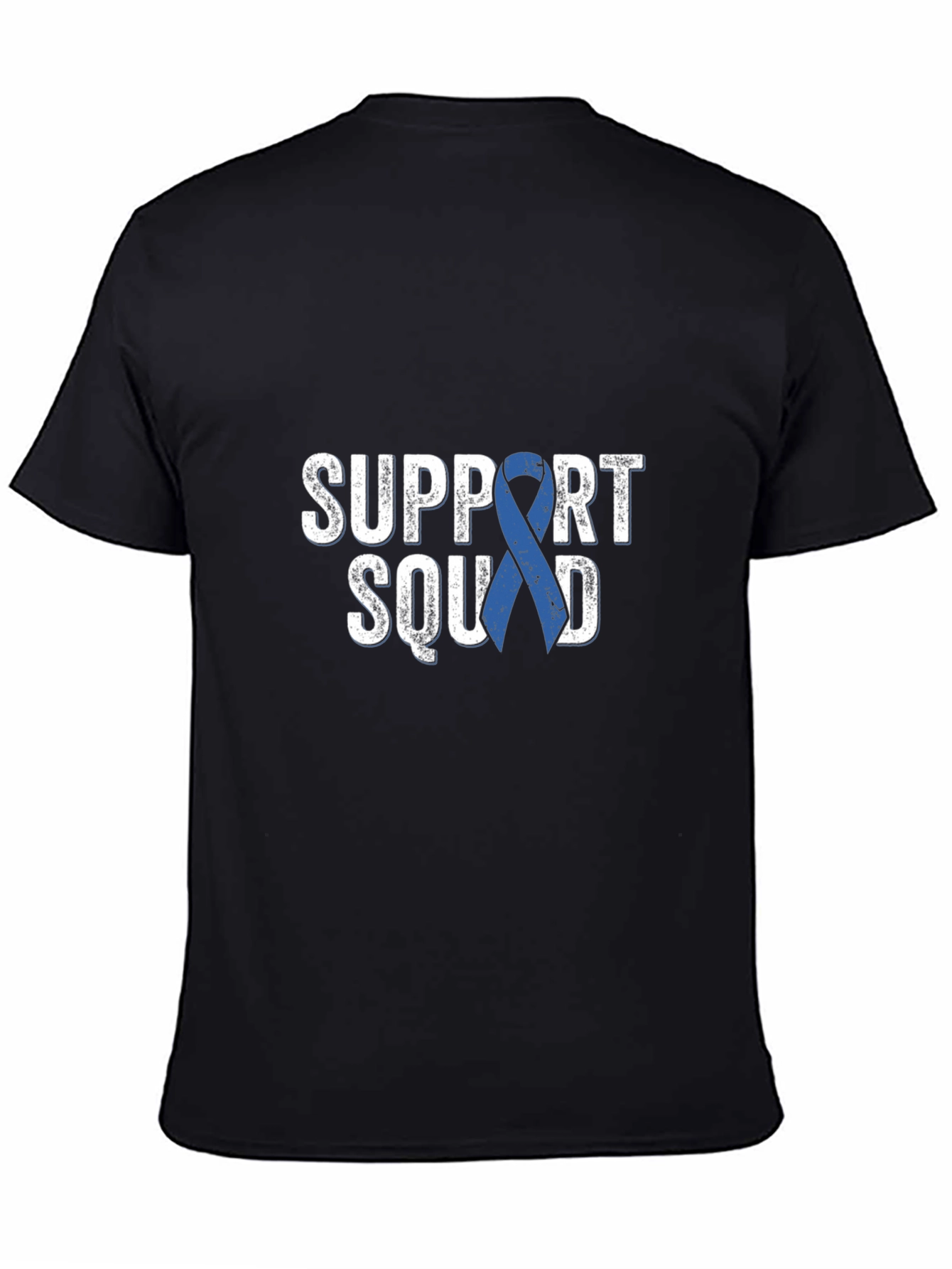Support Squad T-Shirt - Blue Ribbon Graphic Tee
