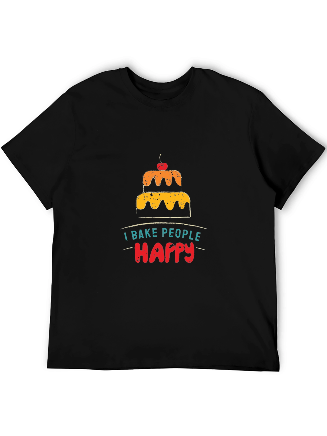 I Bake People Happy Graphic Tee