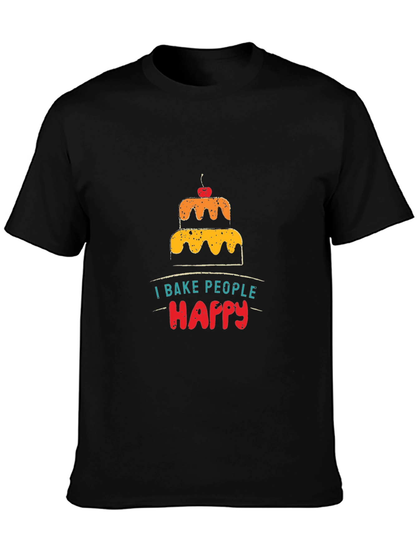 I Bake People Happy Graphic Tee