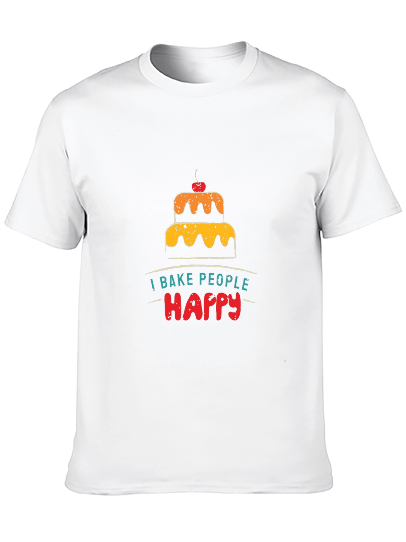 I Bake People Happy Graphic Tee