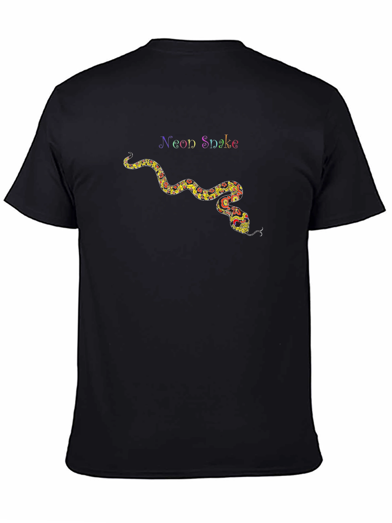 Neon Snake Graphic Tee - Cool Trendy T-Shirt
