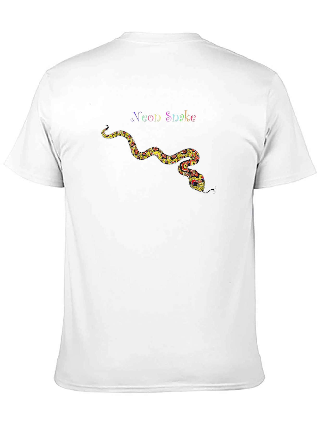 Neon Snake Graphic Tee - Cool Trendy T-Shirt