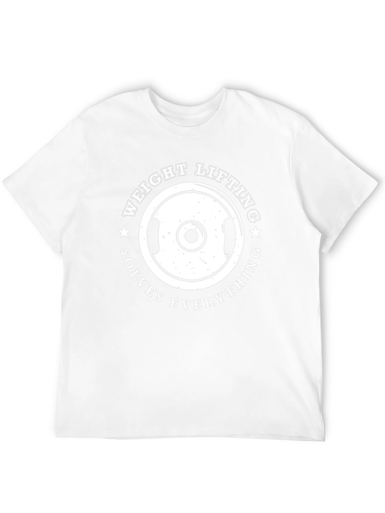 Weight Lifting Solves Everything Black T-Shirt