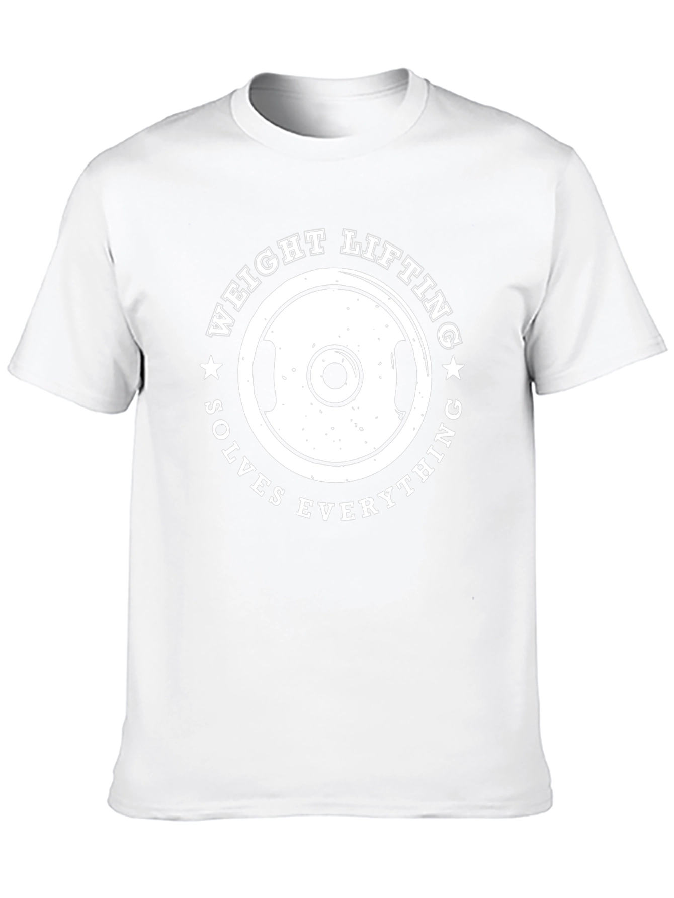 Weight Lifting Solves Everything Black T-Shirt