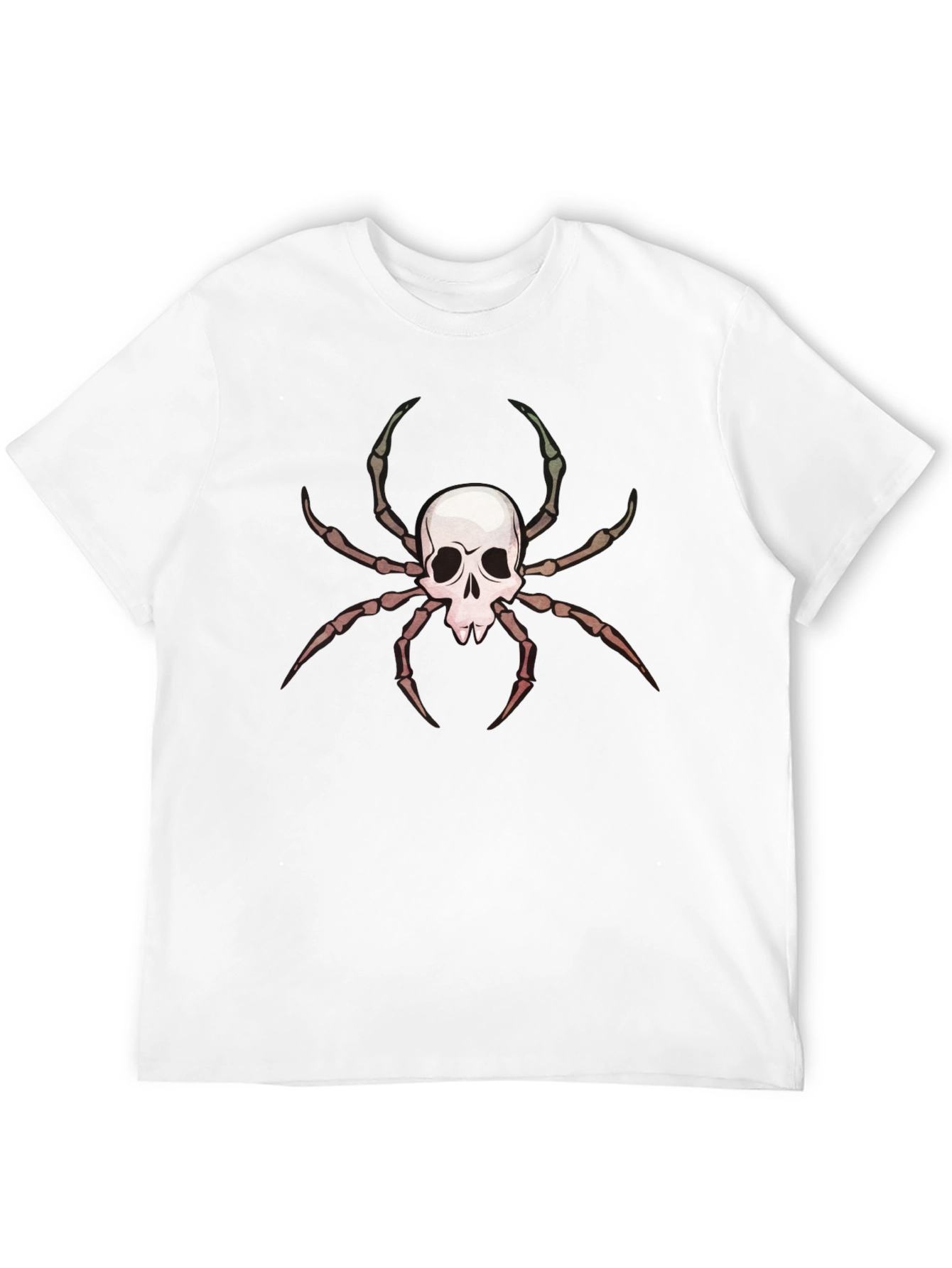 Skull Spider Graphic Tee - Mens Black T-Shirt