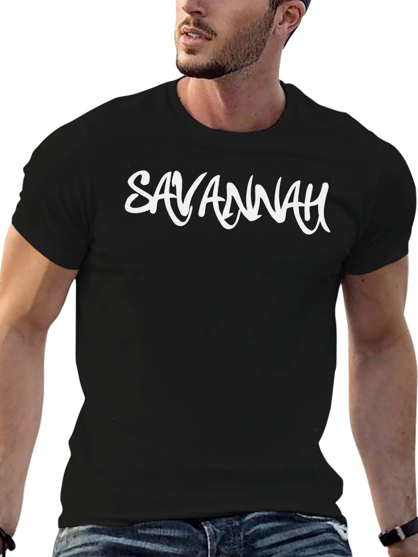 Savannah Graphic Tee - Classic Black T-Shirt