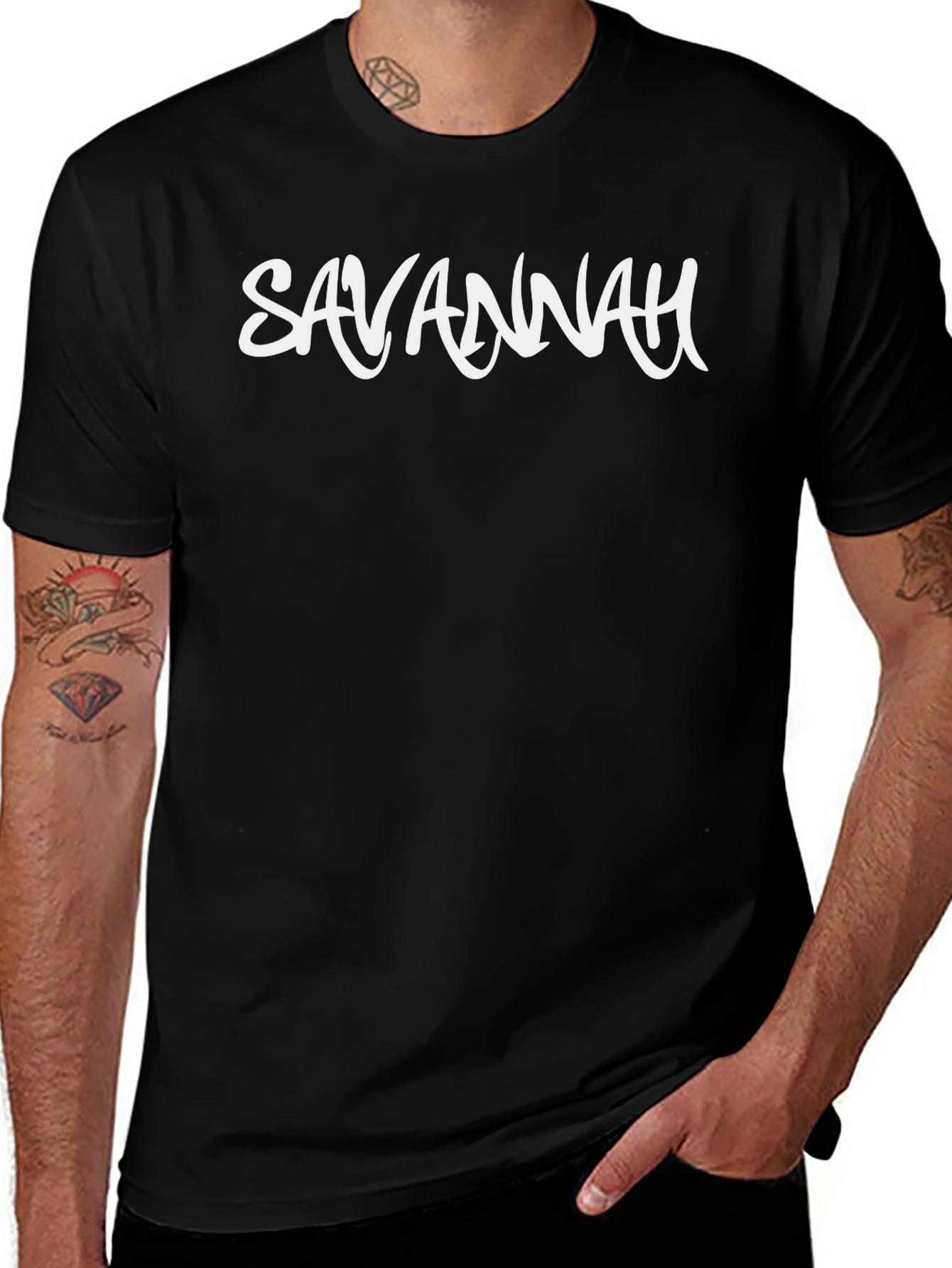 Savannah Graphic Tee - Classic Black T-Shirt