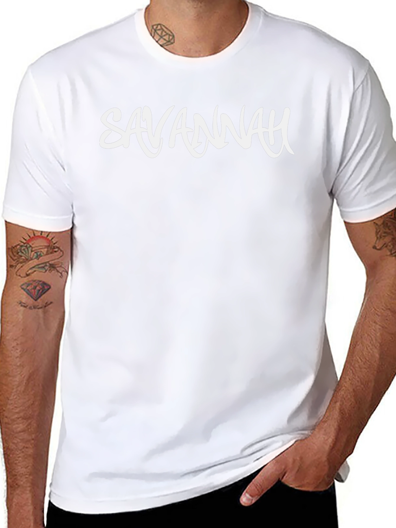 Savannah Graphic Tee - Classic Black T-Shirt