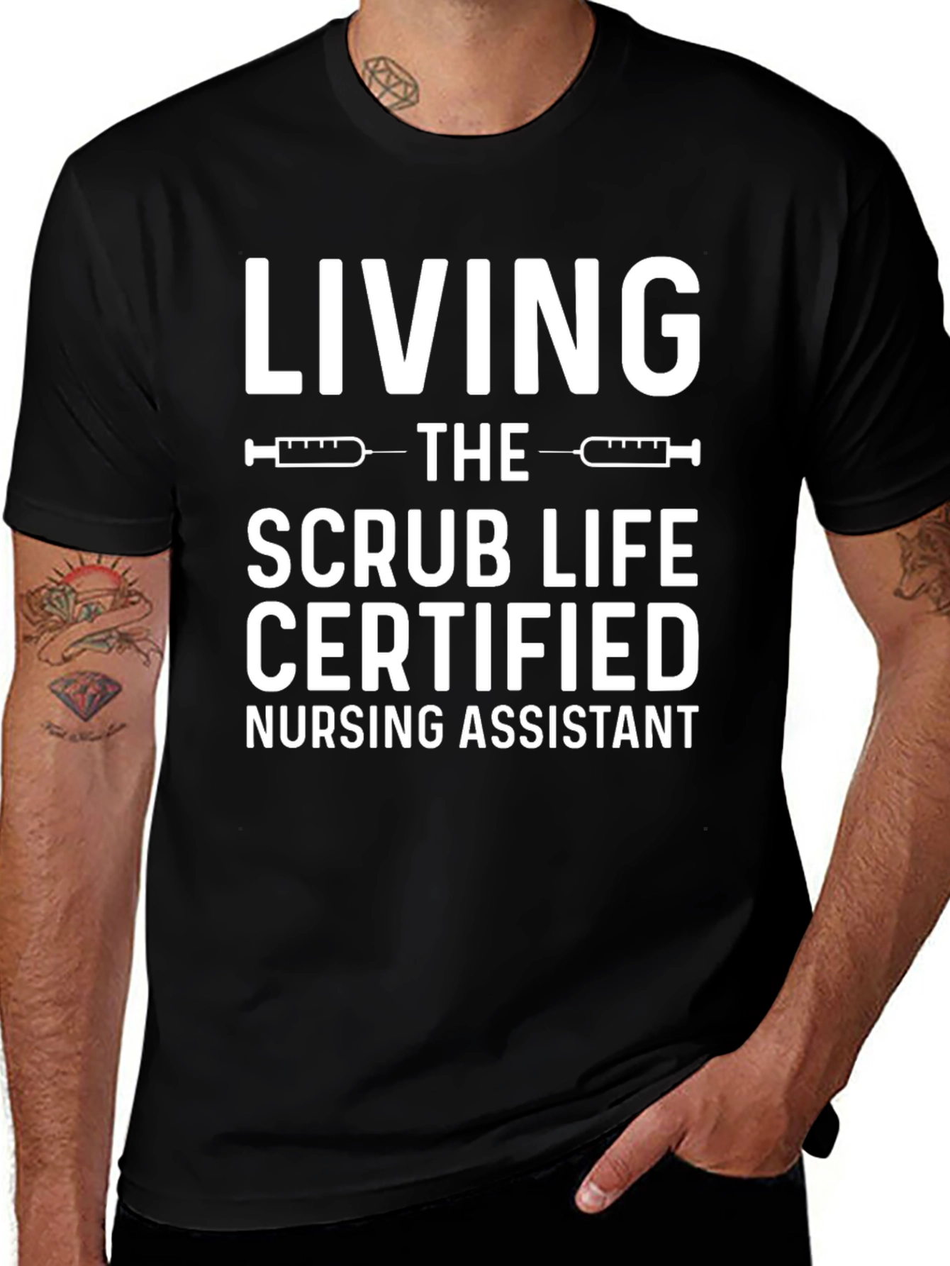 Certified Nursing Assistant Scrub Life T-Shirt