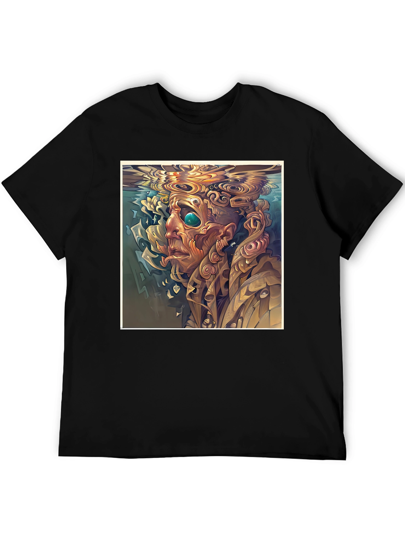 Abstract Portrait T-Shirt - Surreal Style