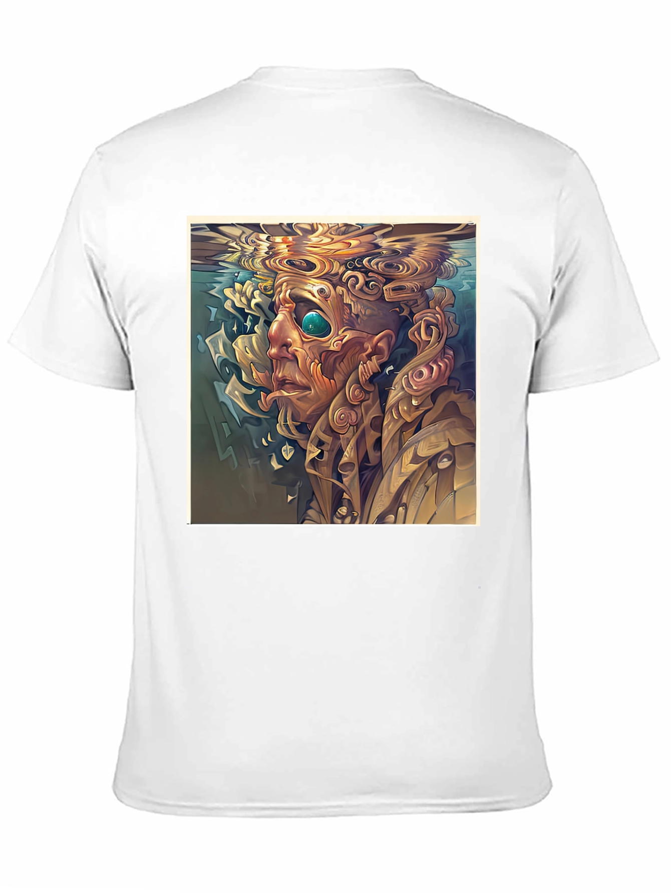 Abstract Portrait T-Shirt - Surreal Style