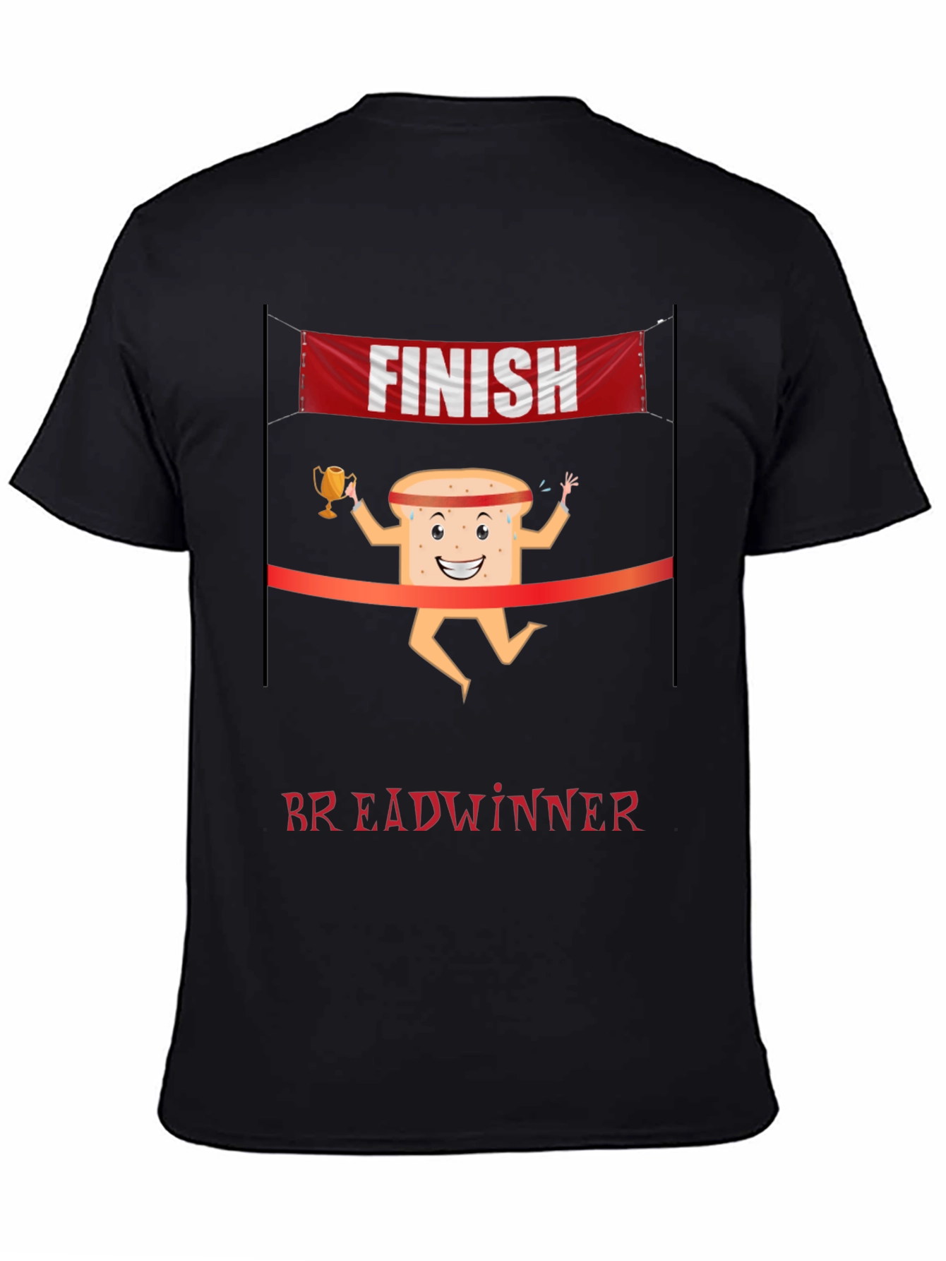 Breadwinner T-Shirt - Funny Cartoon Bread Design