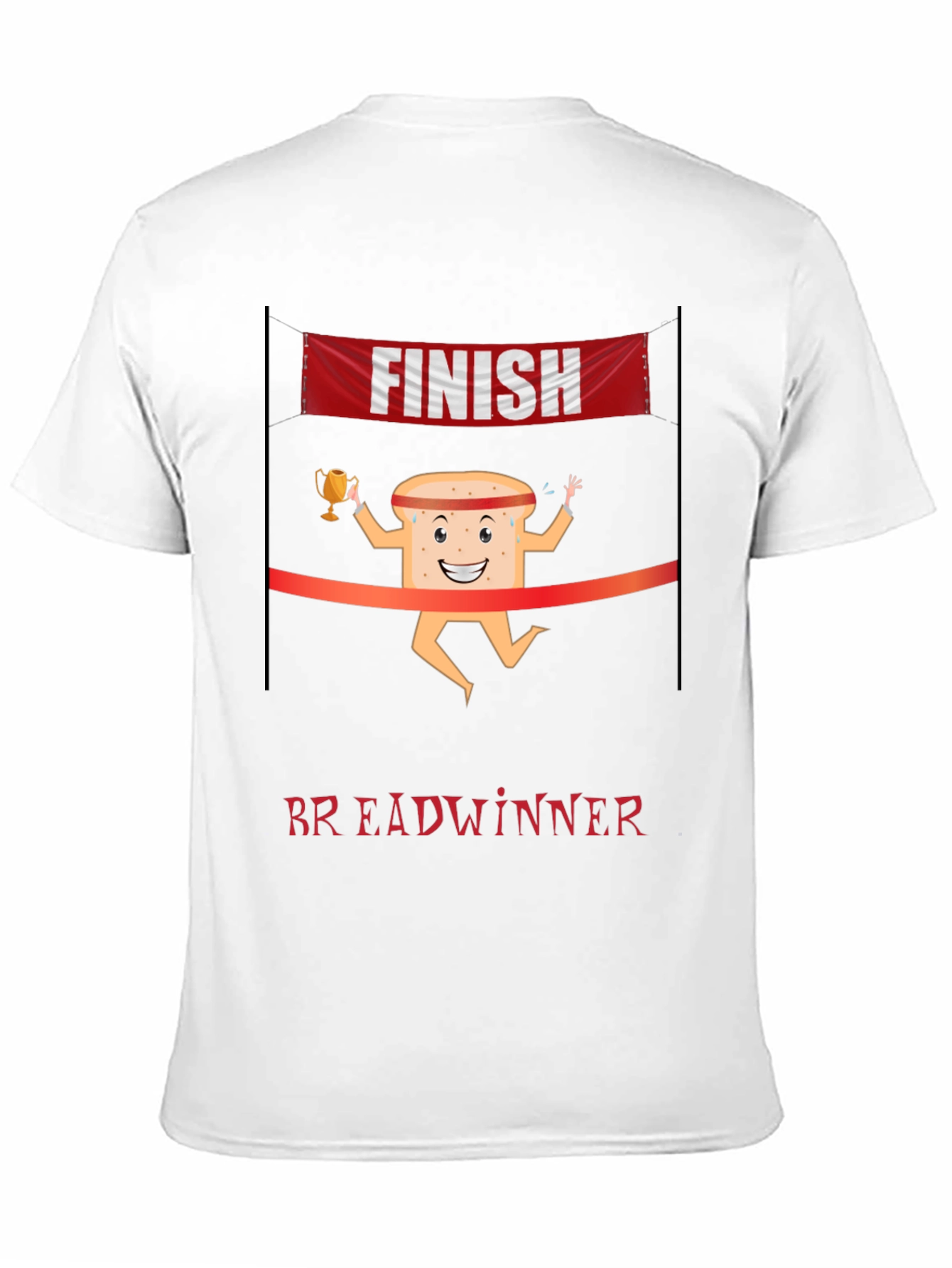 Breadwinner T-Shirt - Funny Cartoon Bread Design
