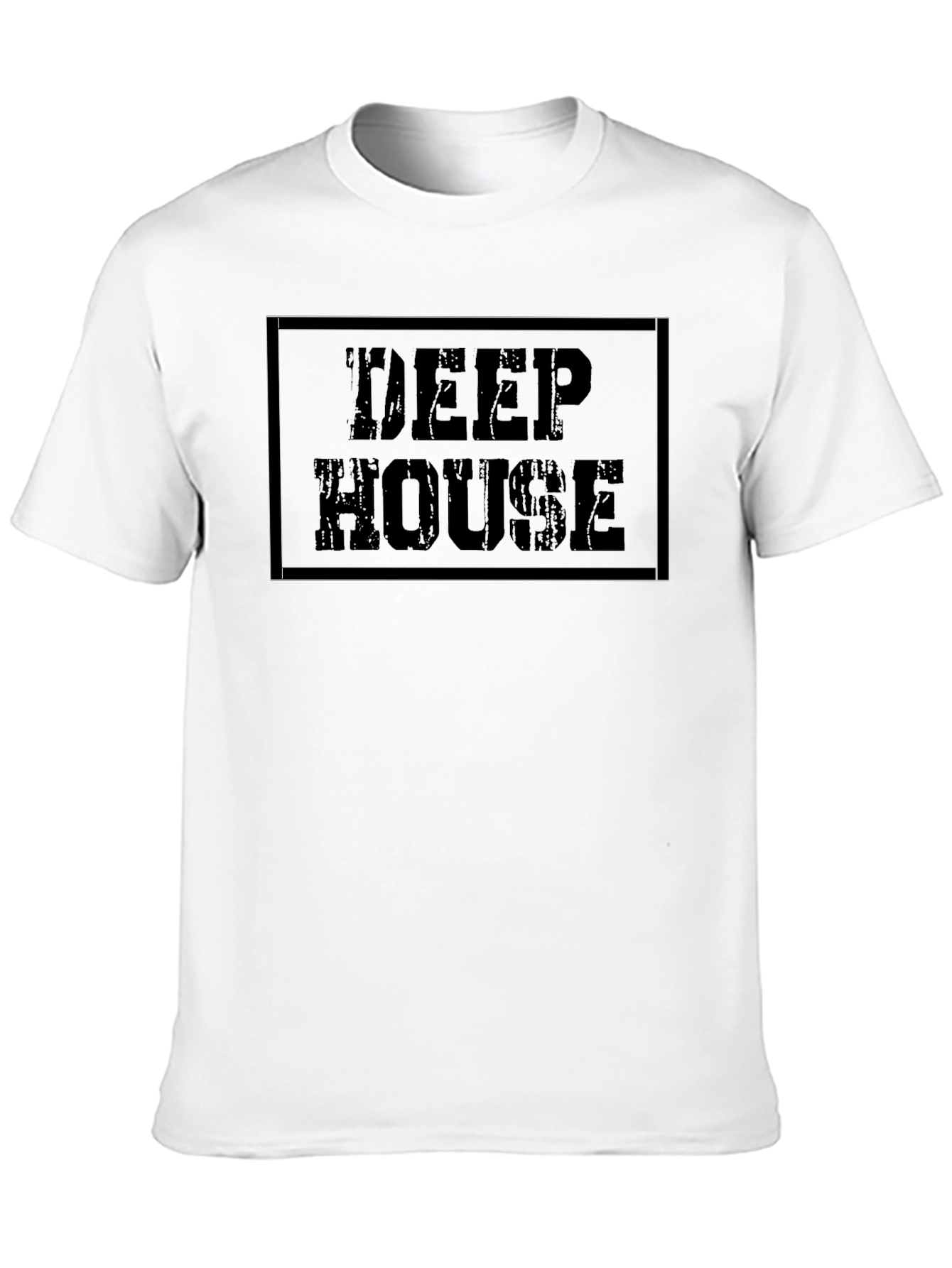 Deep House Music T-Shirt - Black Cotton Tee