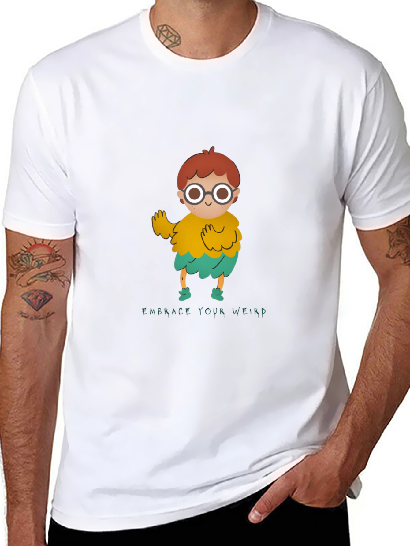 Embrace Your Weird Graphic Tee - Quirky Cute T-Shirt