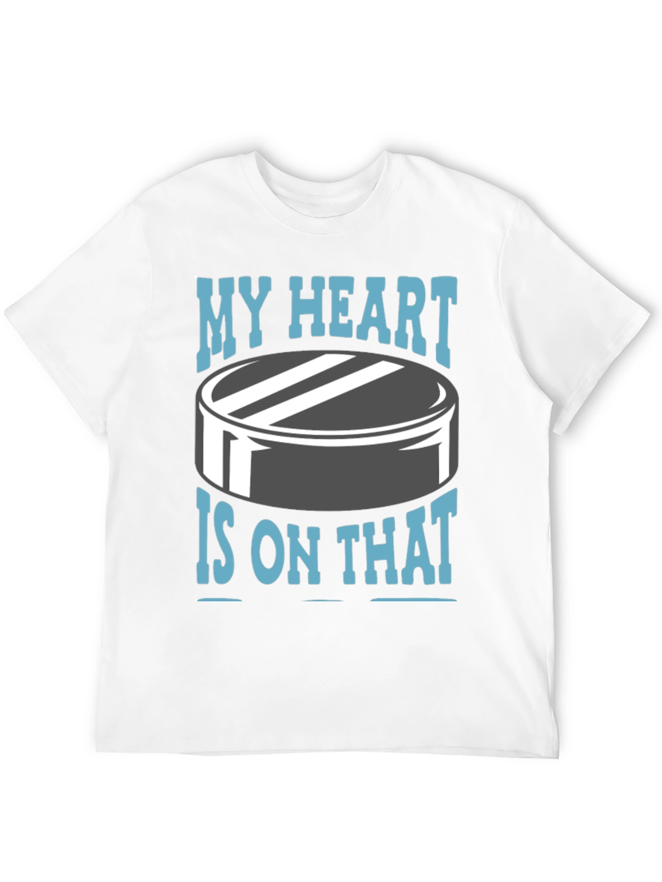 Hockey Puck Heart T-Shirt