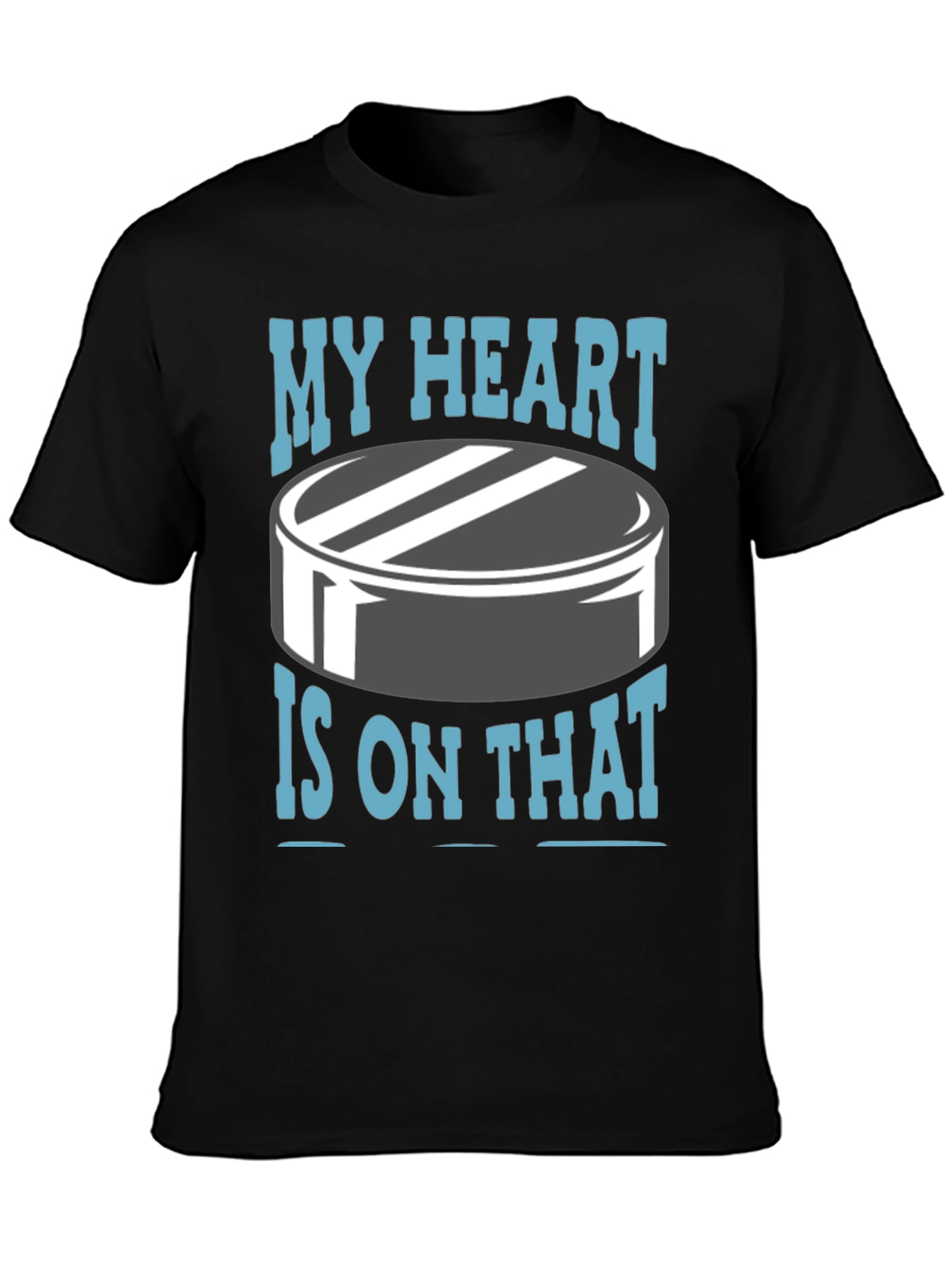 Hockey Puck Heart T-Shirt