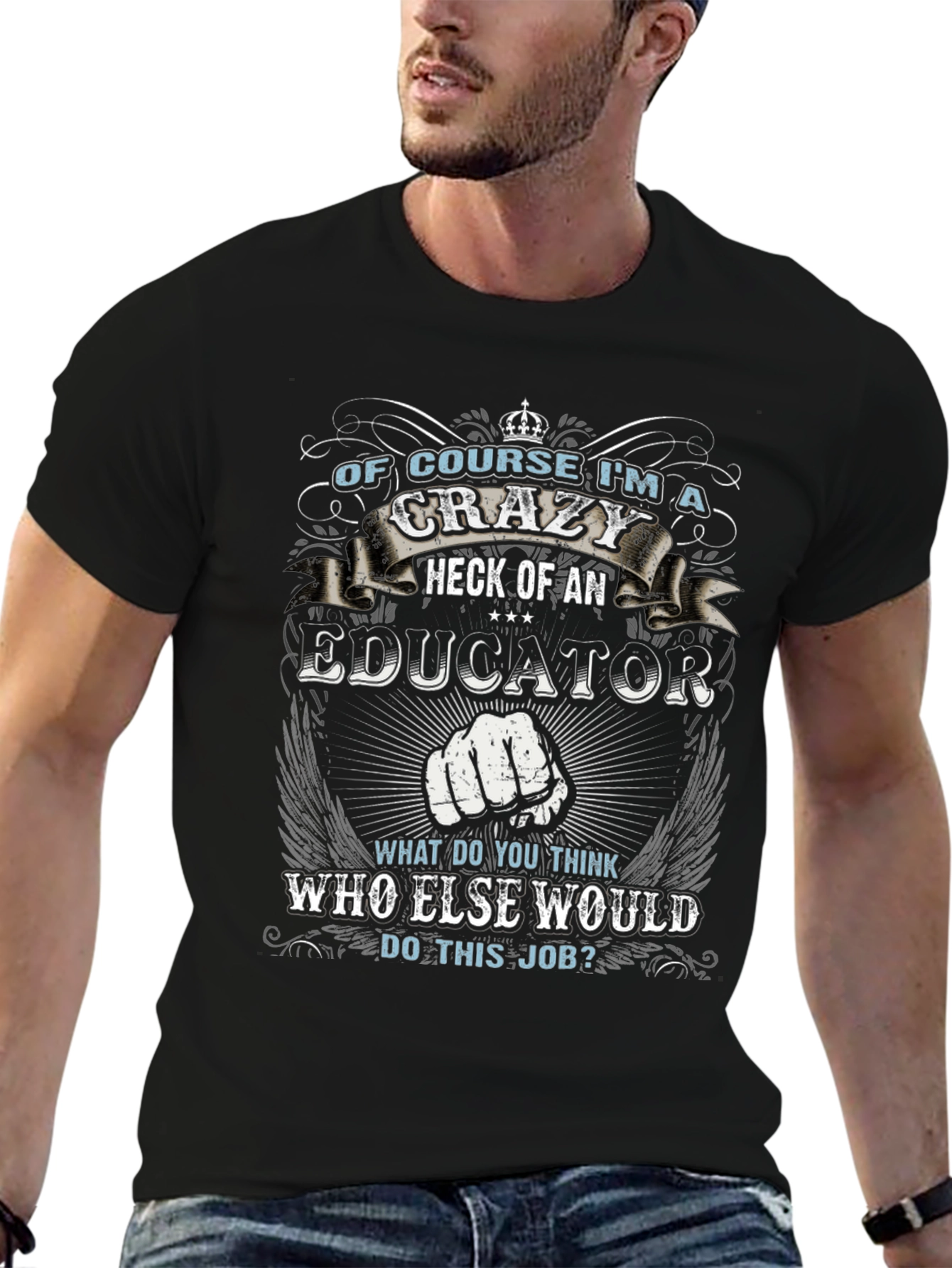 Crazy Educator T-Shirt - Perfect for Teachers