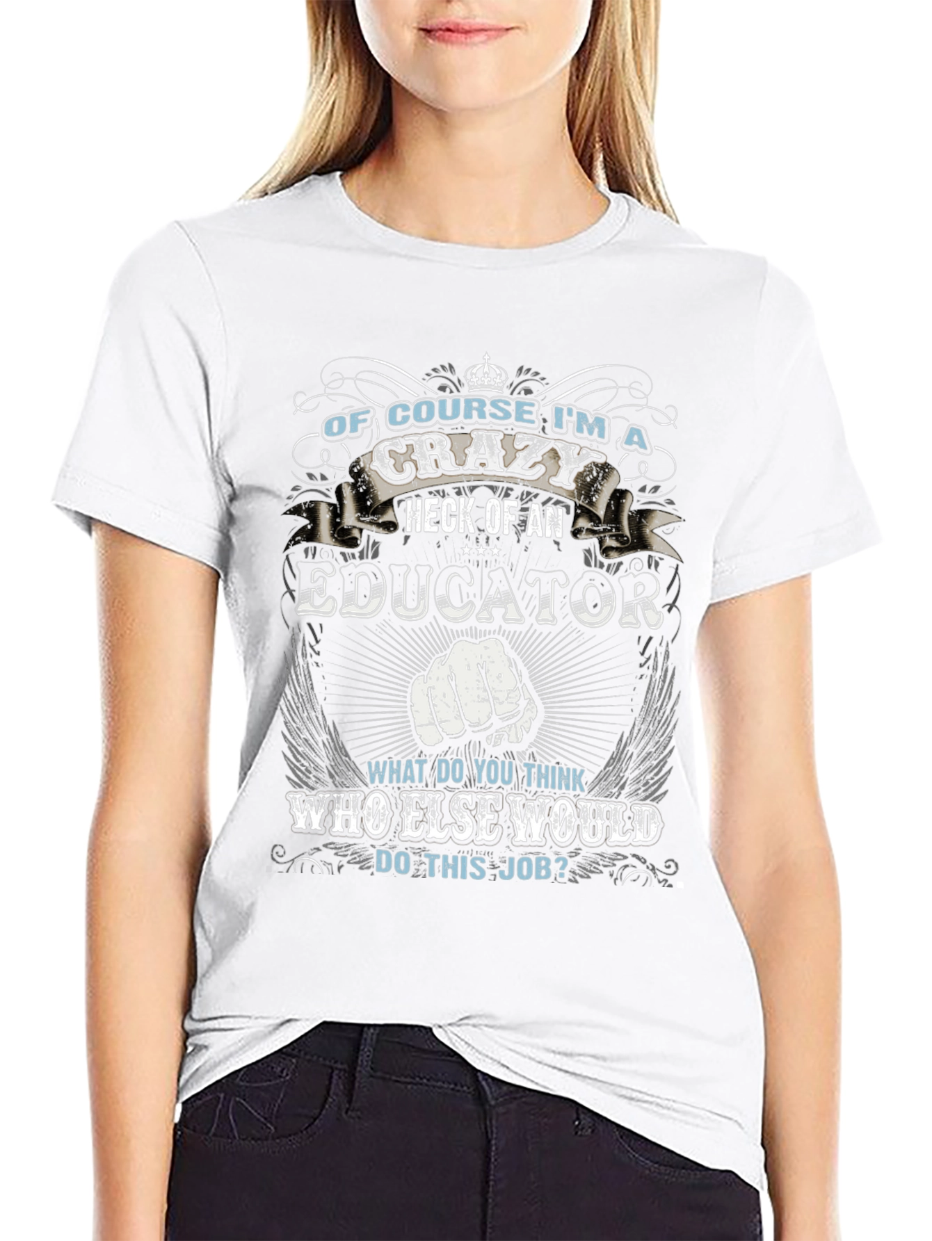 Crazy Educator T-Shirt - Perfect for Teachers