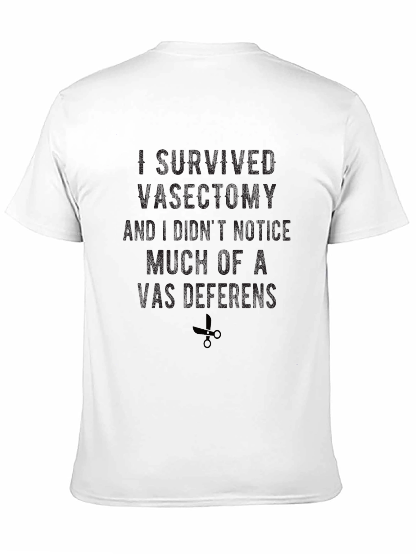 Vasectomy Survivor T-Shirt Funny Mens Tee