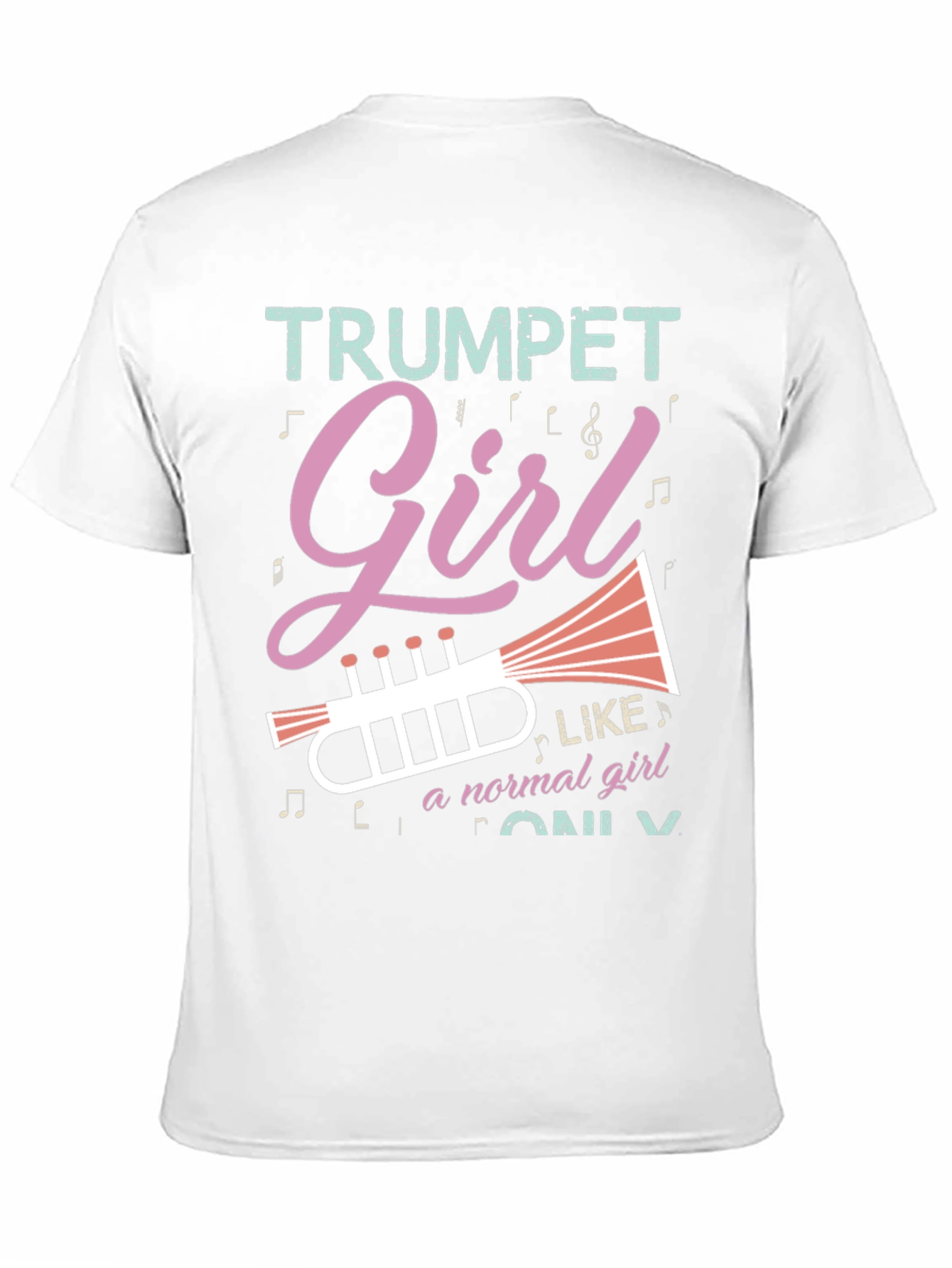 Trumpet Girl T-Shirt - Musical Instrument Tee