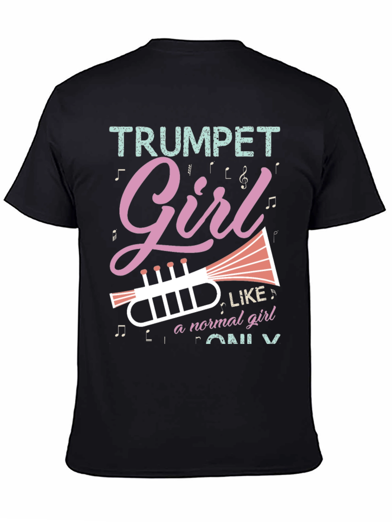 Trumpet Girl T-Shirt - Musical Instrument Tee