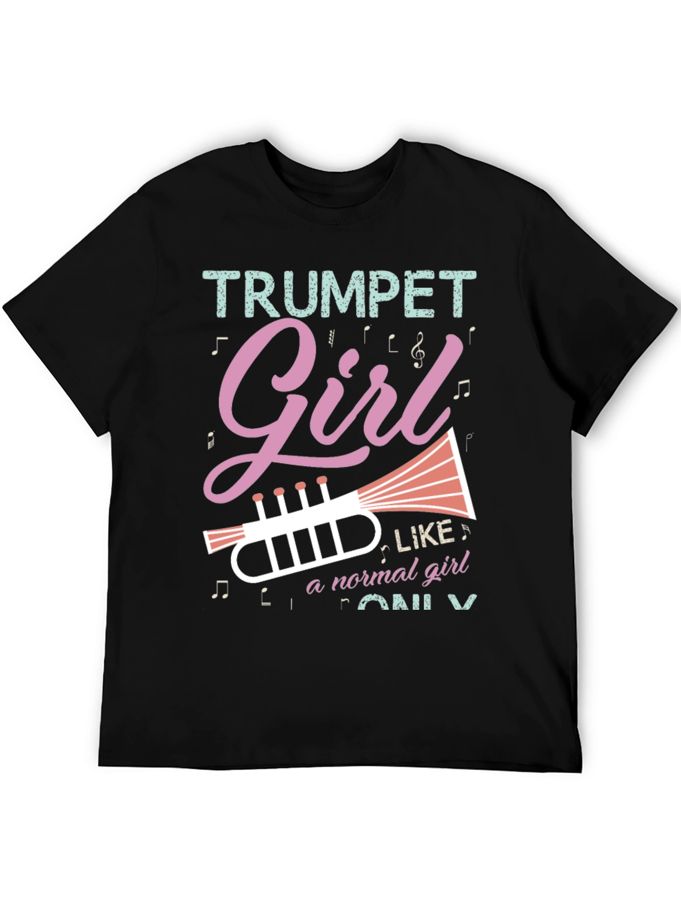 Trumpet Girl T-Shirt - Musical Instrument Tee