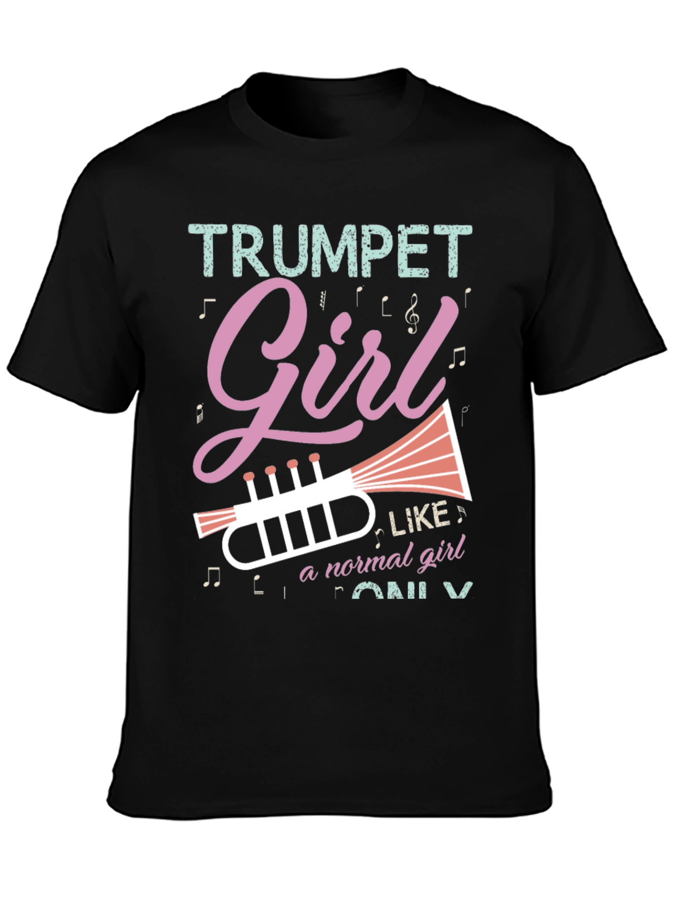 Trumpet Girl T-Shirt - Musical Instrument Tee