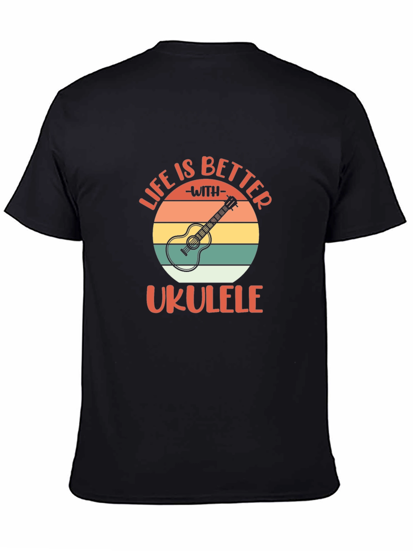 Life is Better with Ukulele Graphic T-Shirt