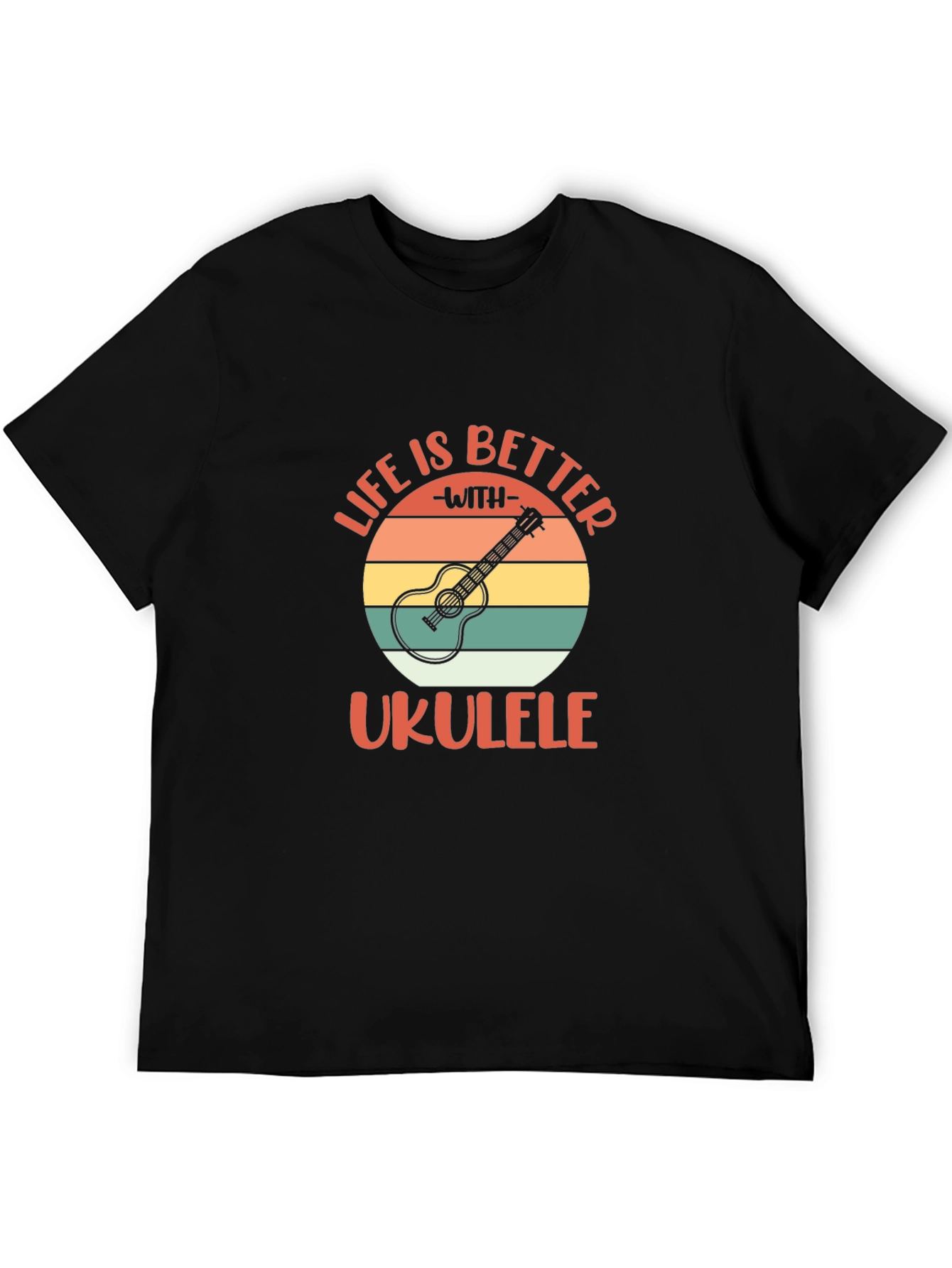 Life is Better with Ukulele Graphic T-Shirt