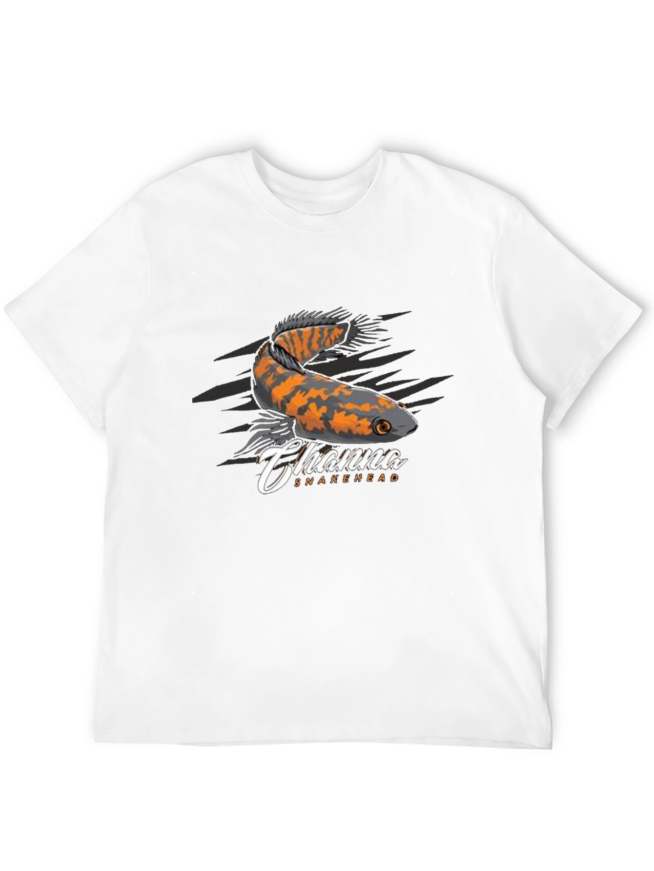 Channa Snakehead Graphic Tee - Cool Fish Design