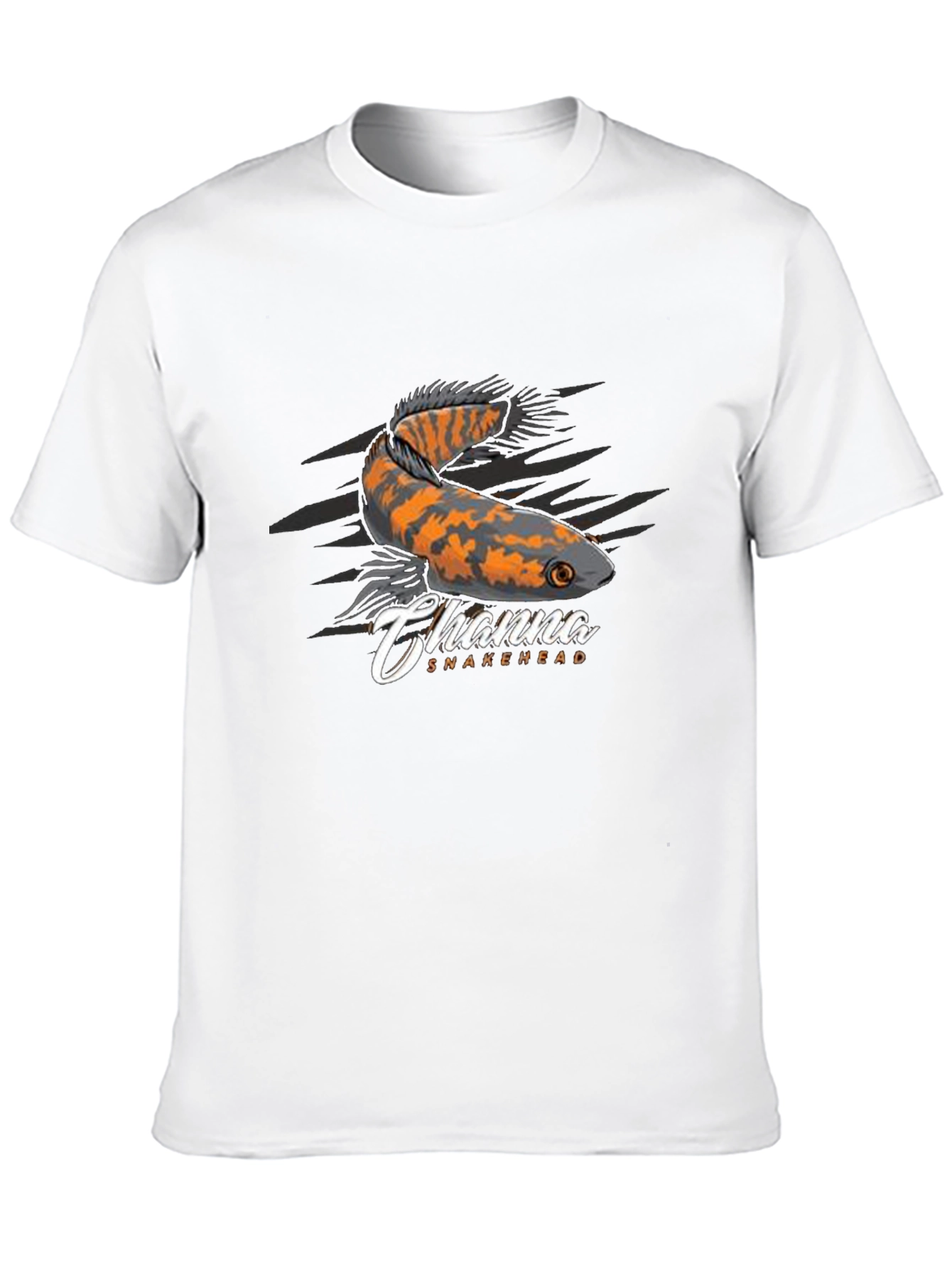 Channa Snakehead Graphic Tee - Cool Fish Design