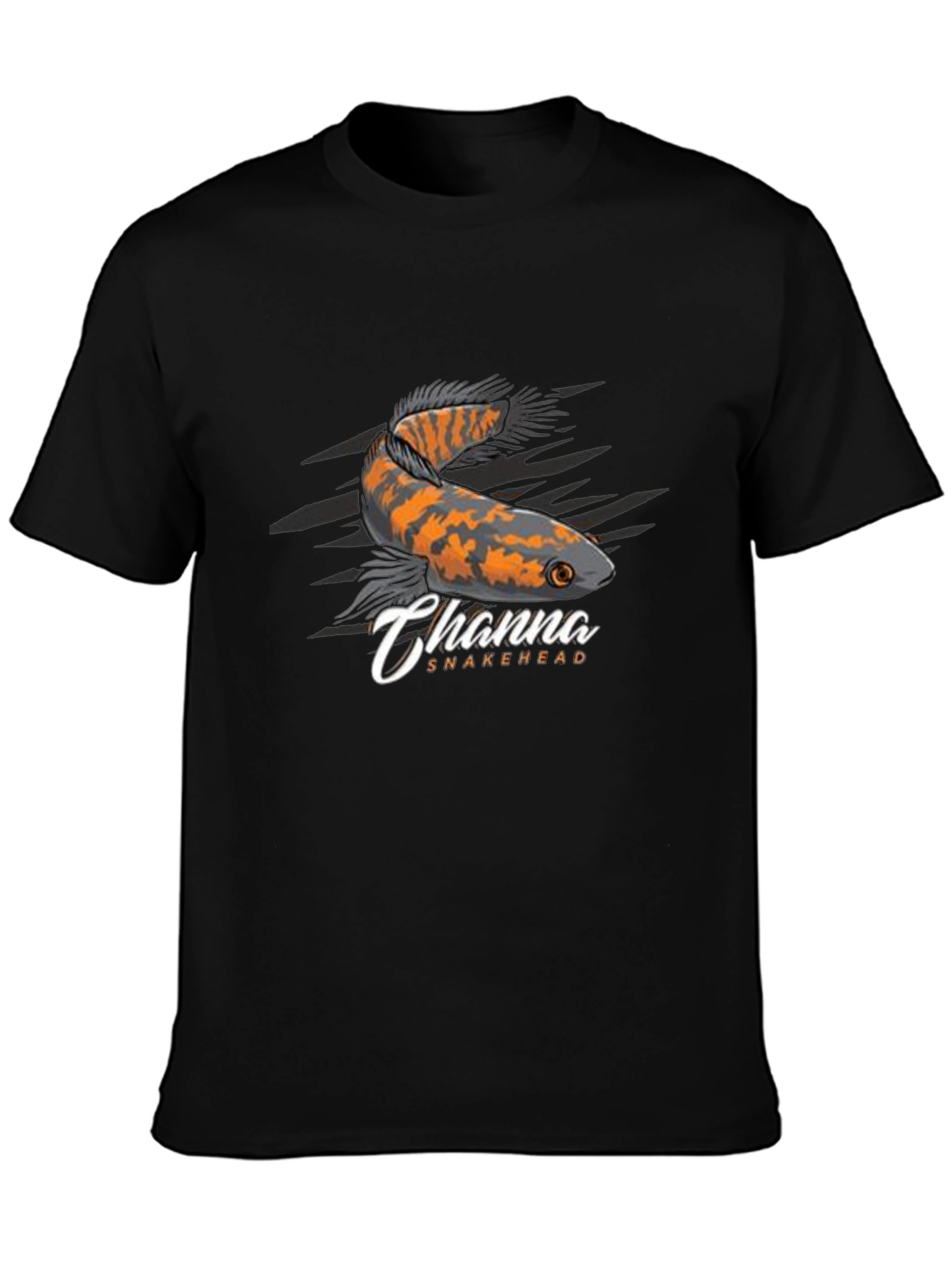 Channa Snakehead Graphic Tee - Cool Fish Design
