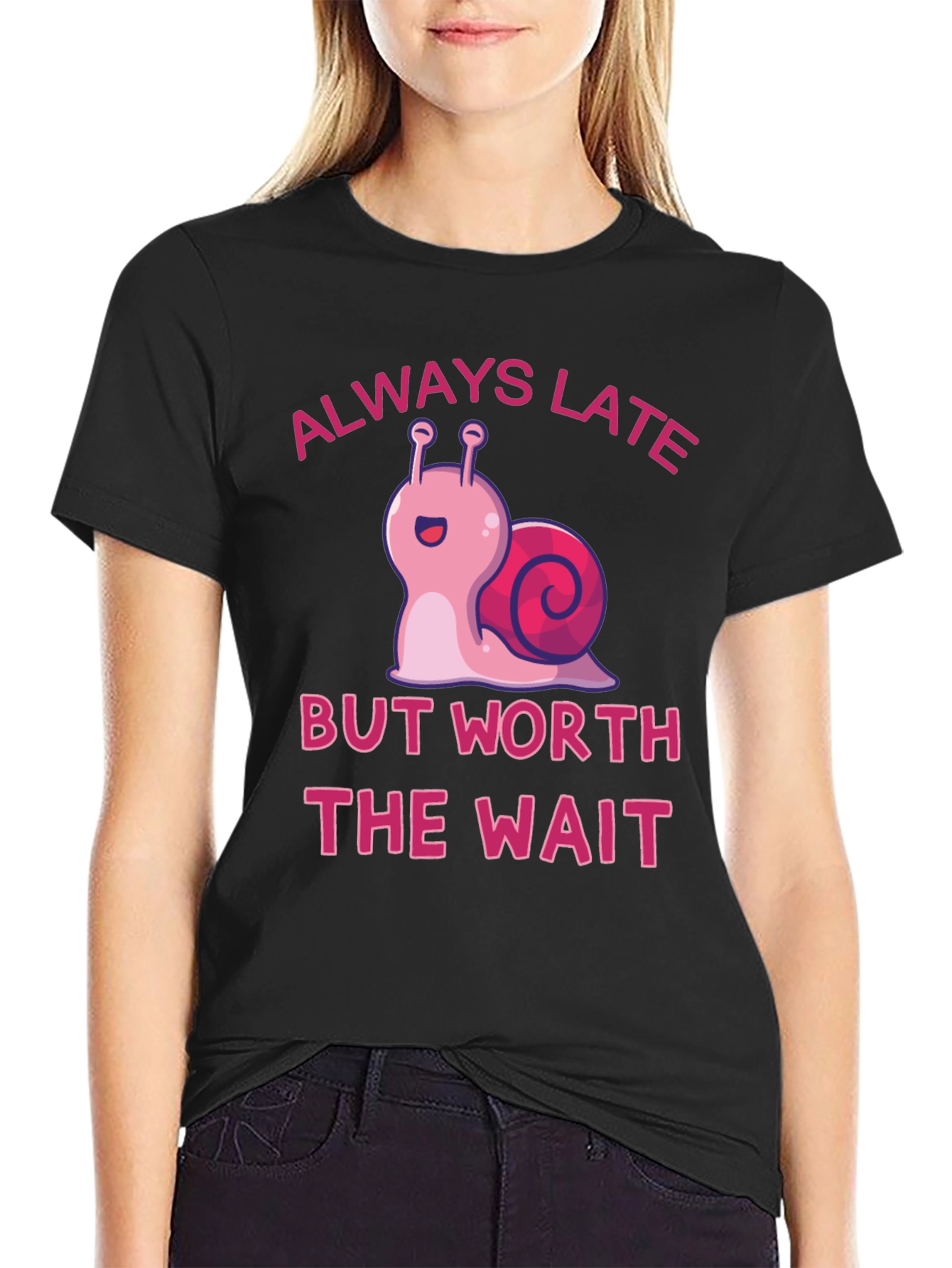Always Late Snail Graphic Tee