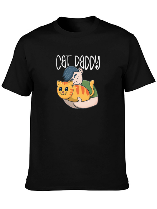 Cat Daddy Graphic Tee - Soft Cotton Blend