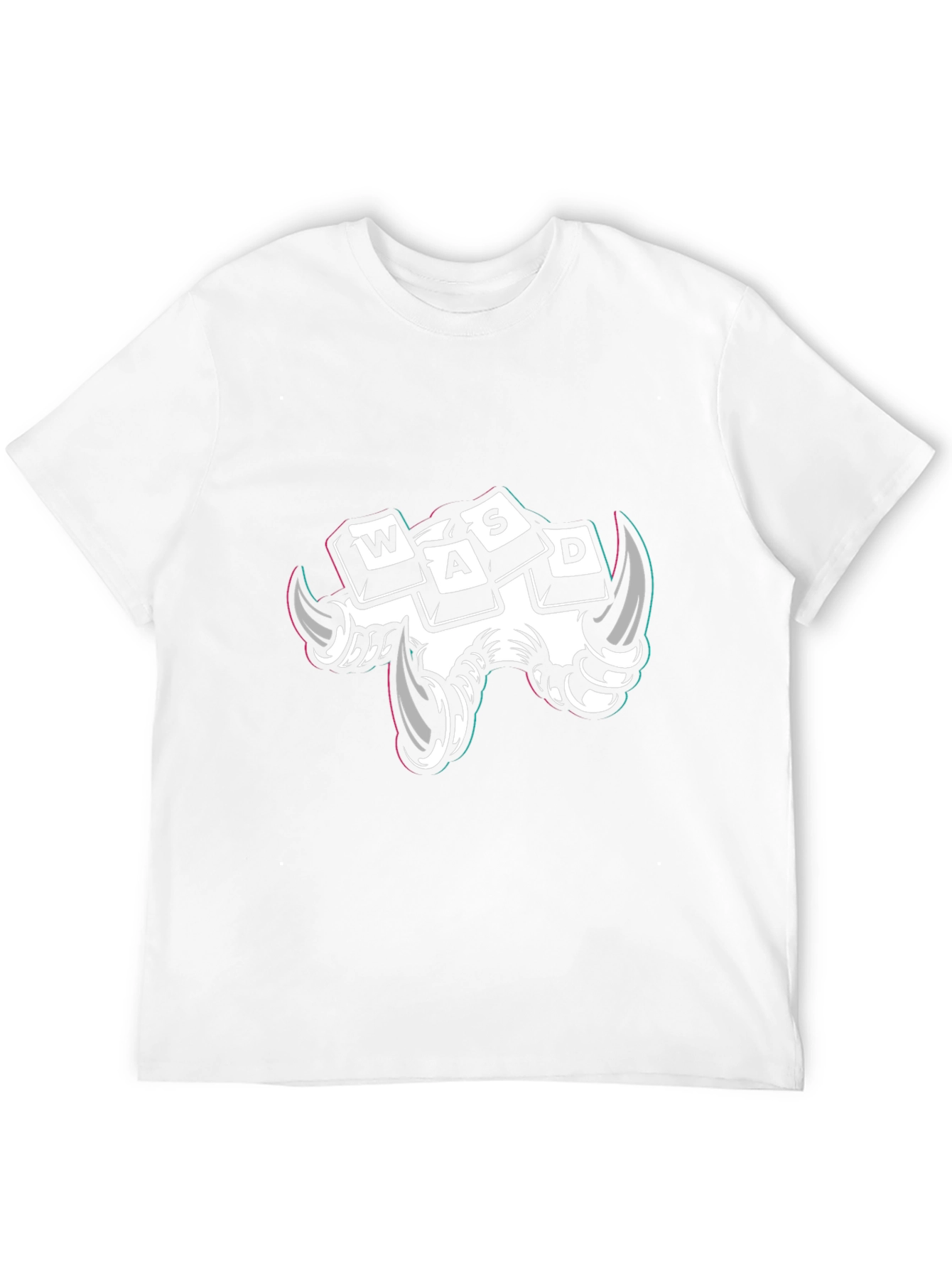Gamer WASD Claw Graphic T-Shirt