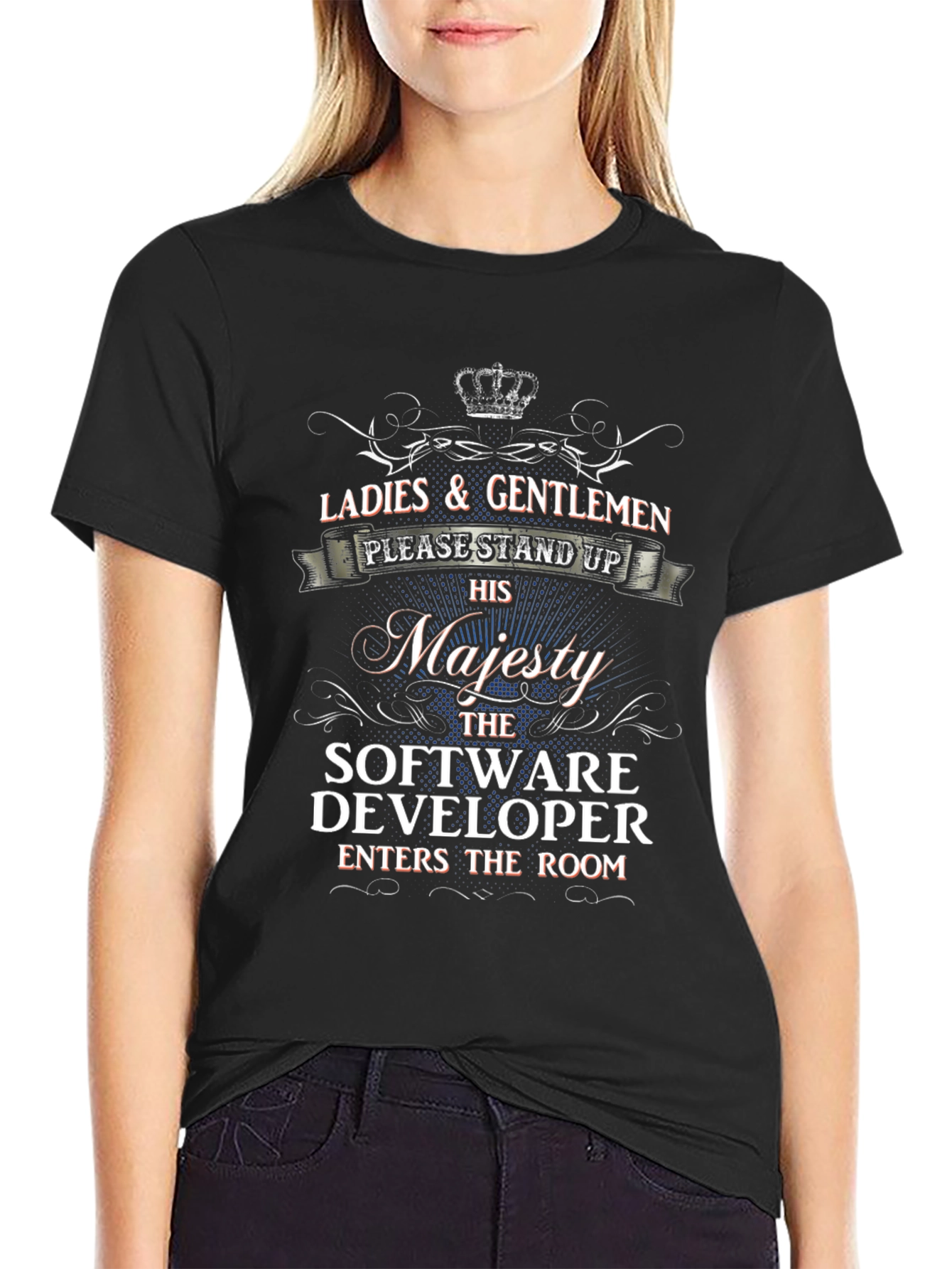 His Majesty Software Developer T-Shirt