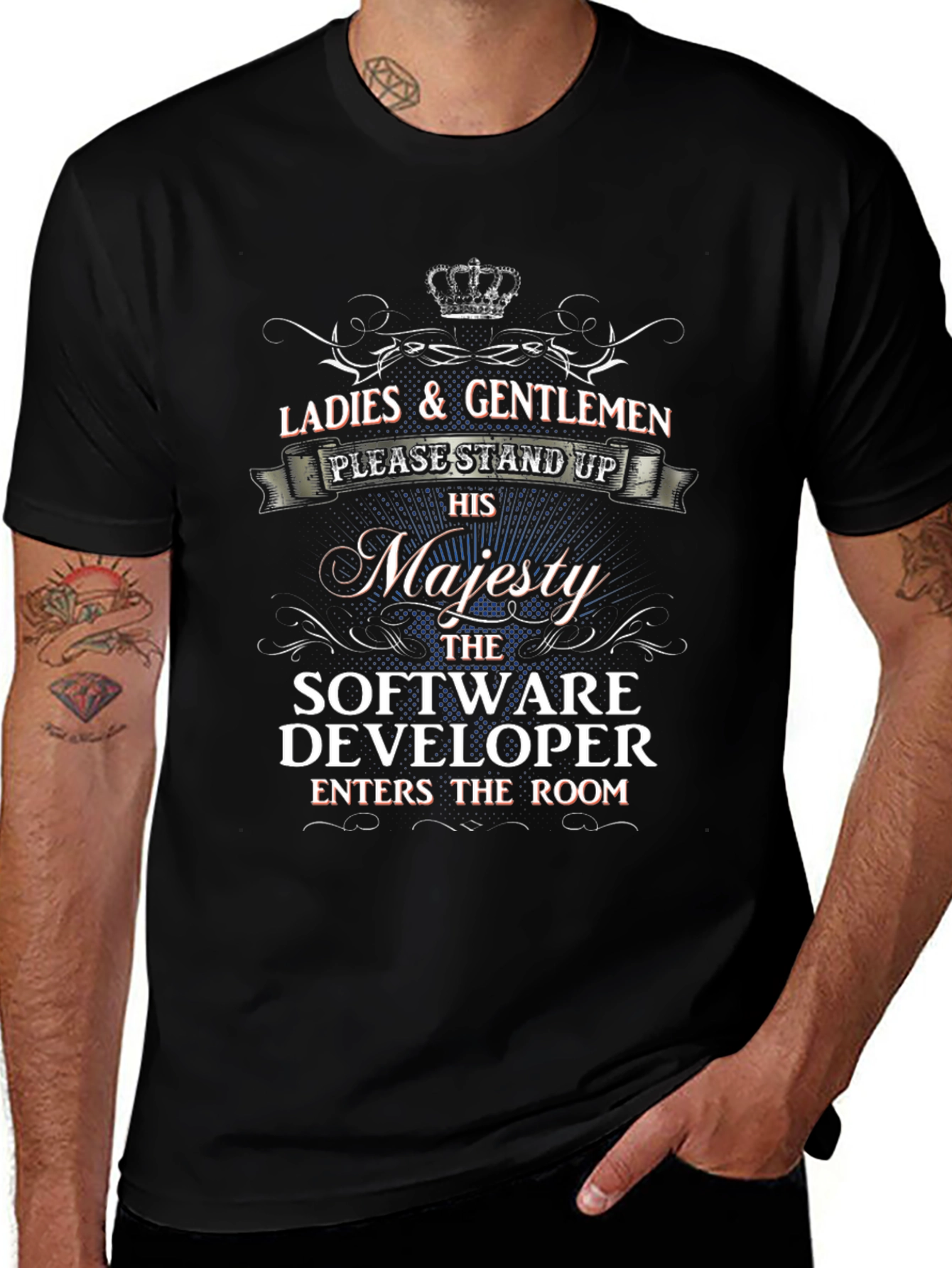 His Majesty Software Developer T-Shirt