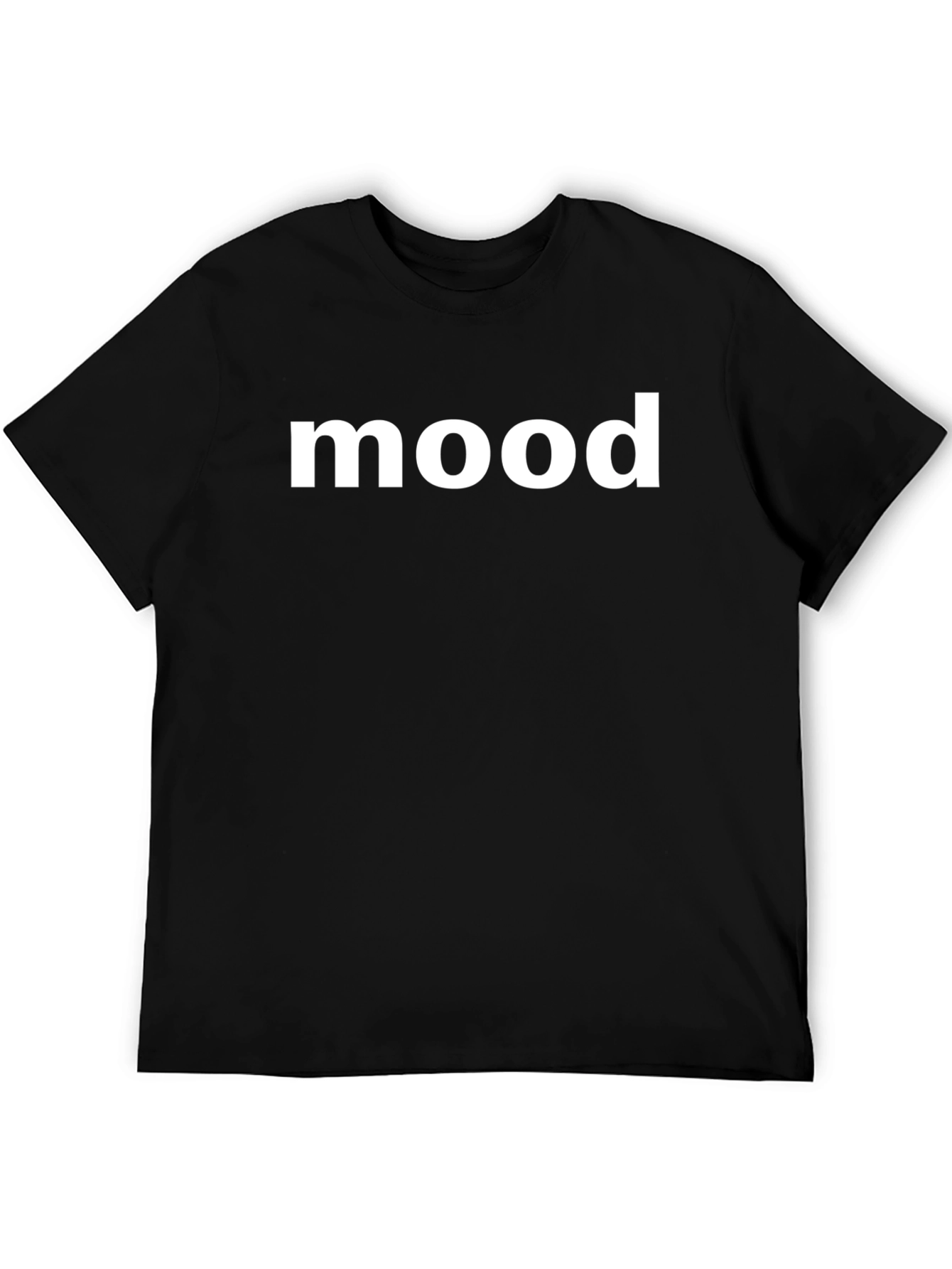 Mood Graphic Tee - Black Cotton T-Shirt