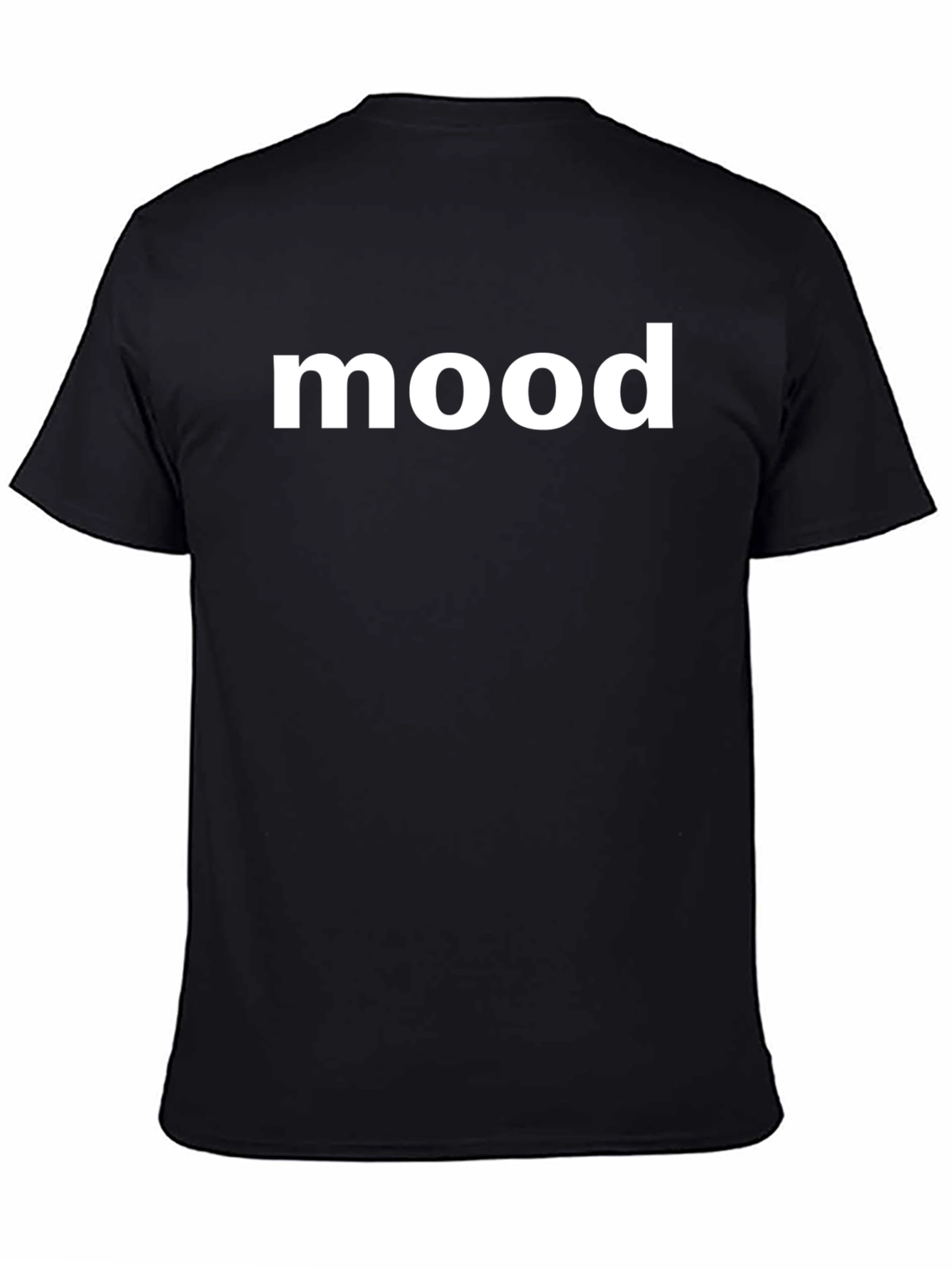 Mood Graphic Tee - Black Cotton T-Shirt