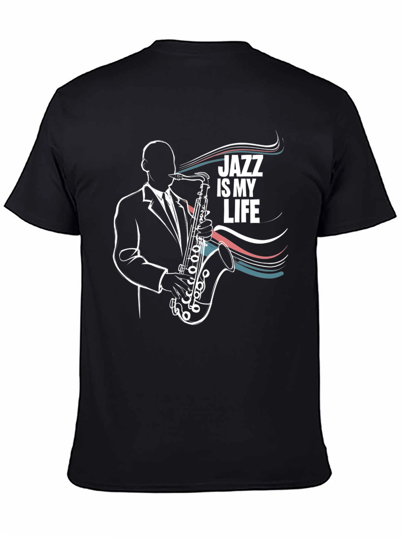 Jazz is My Life T-Shirt: Saxophone Player Graphic Tee
