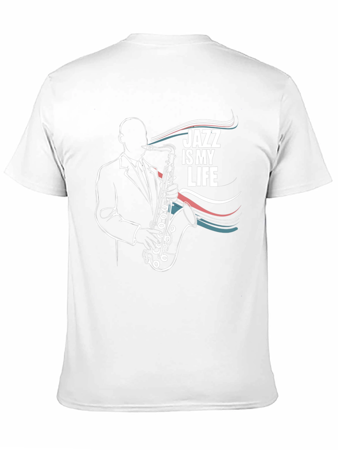 Jazz is My Life T-Shirt: Saxophone Player Graphic Tee